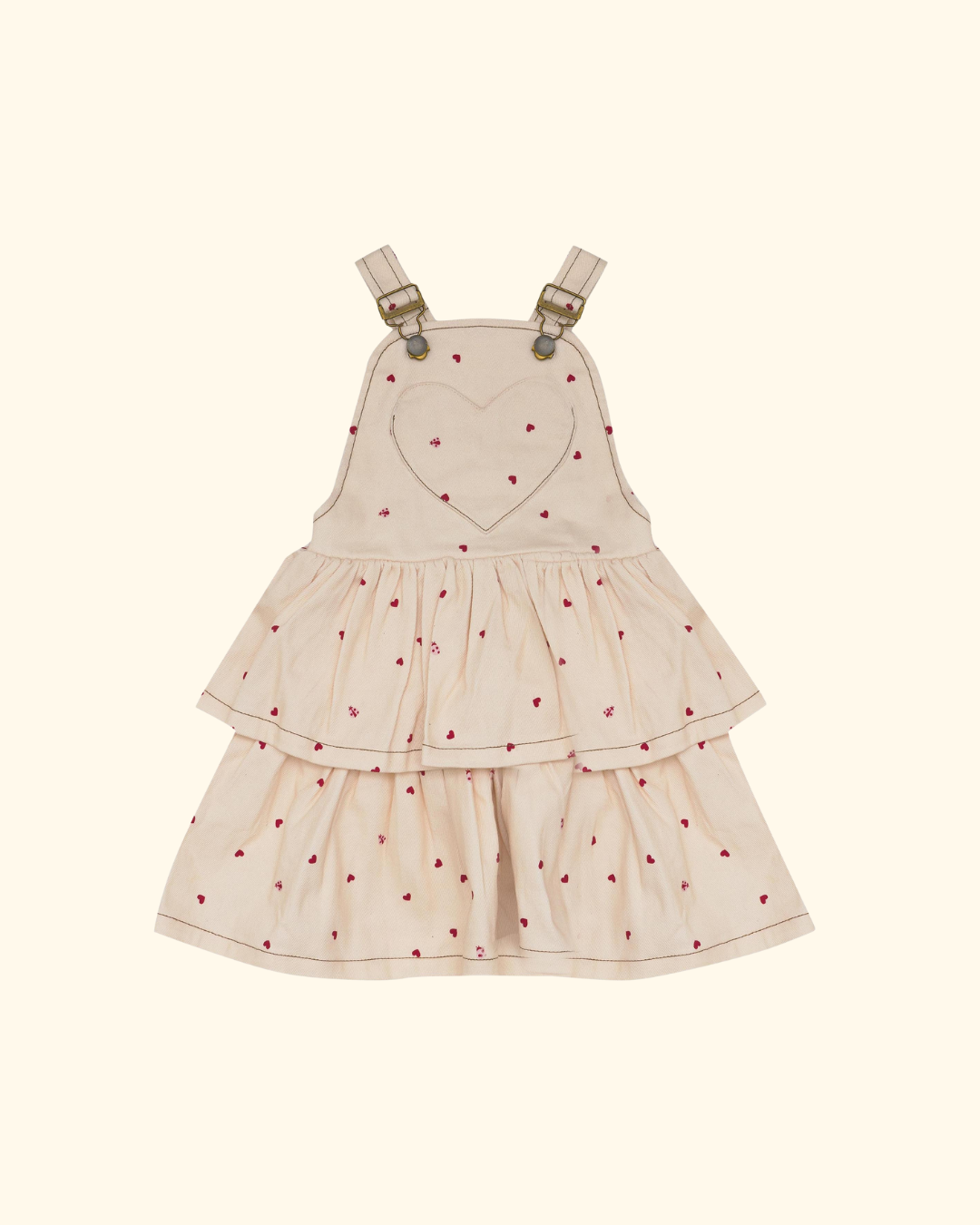 Pearson & Pearson ~ Annabelle Pinny-Cookie Dough Love Bug