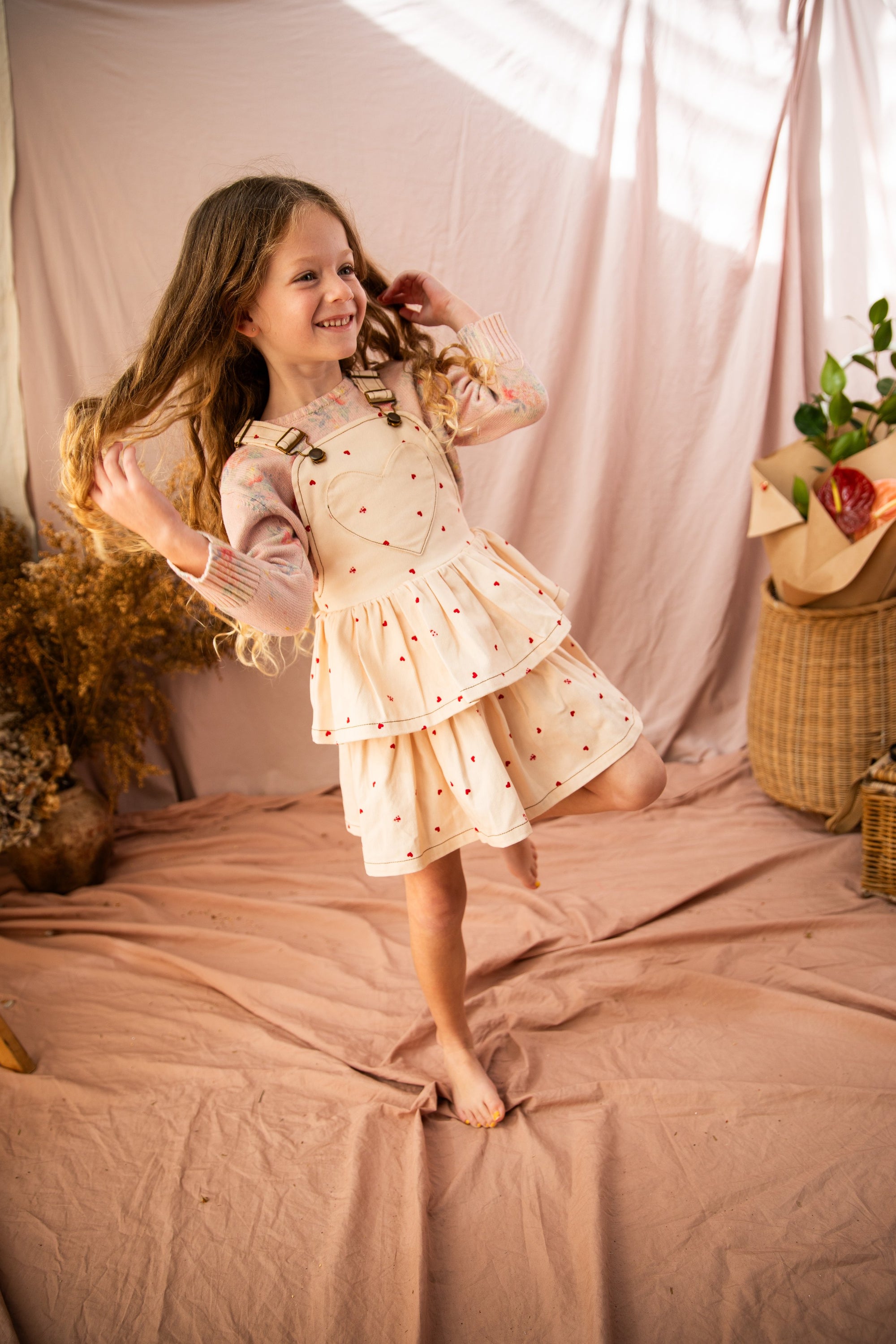 Pearson & Pearson ~ Annabelle Pinny-Cookie Dough Love Bug