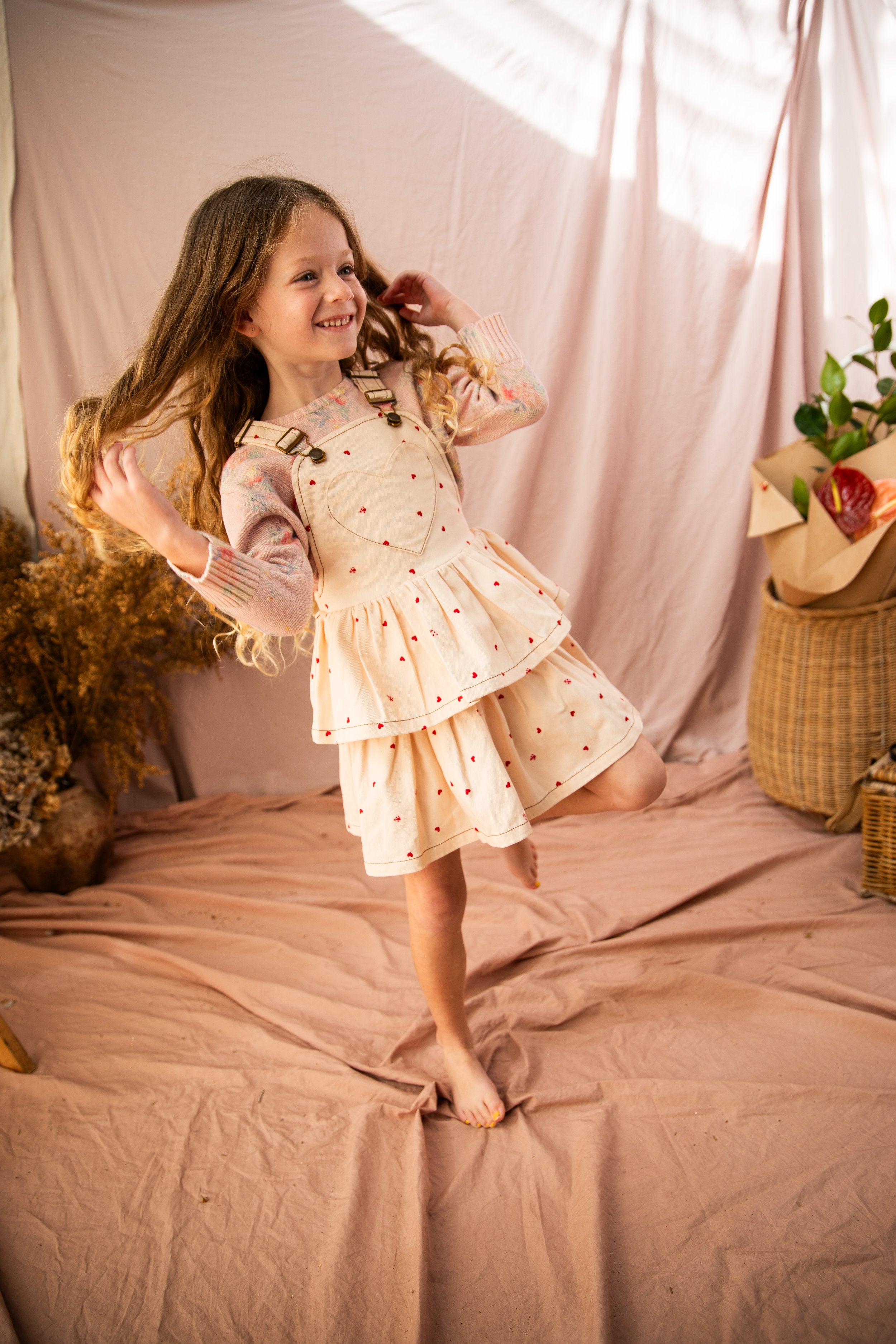 Pearson & Pearson ~ Annabelle Pinny-Cookie Dough Love Bug