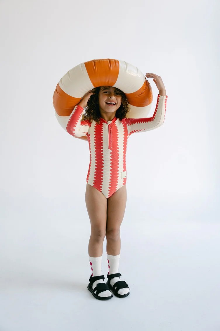 Pekpi ~ Girls Full Piece Swimsuit - Watermelon Wobble