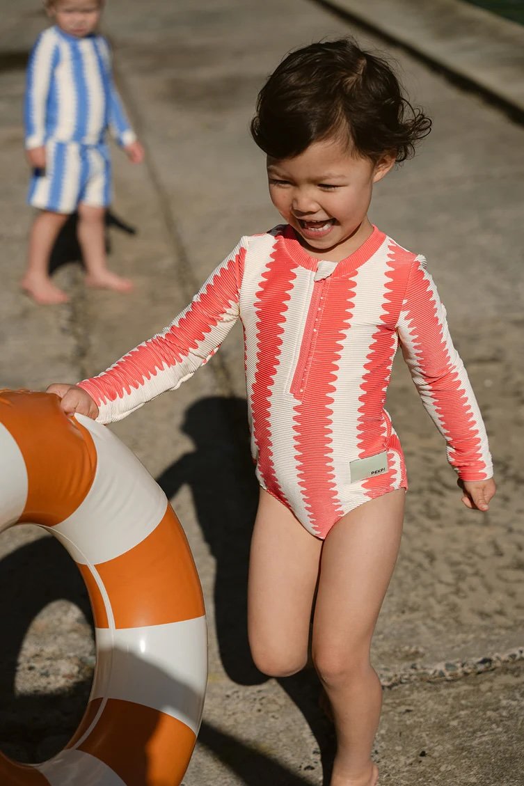 Pekpi ~ Girls Full Piece Swimsuit - Watermelon Wobble