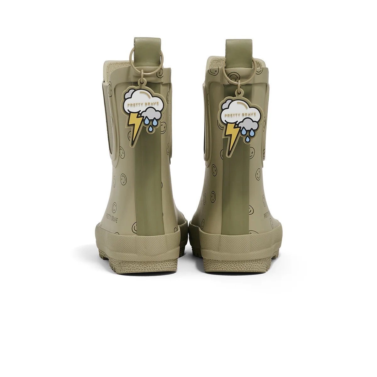 Pretty Brave ~ Puddle Boot Sage Smiley