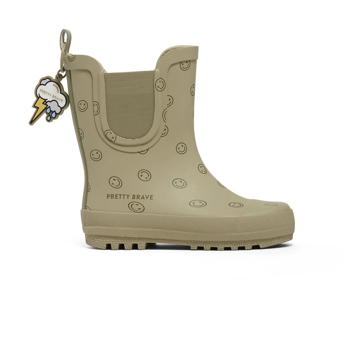 Pretty Brave ~ Puddle Boot Sage Smiley
