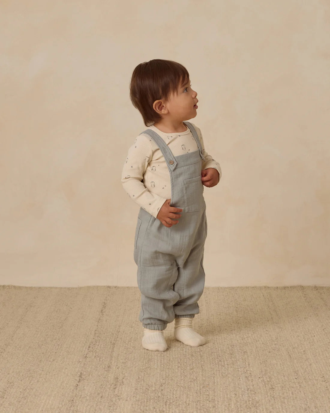 Baby Overall - Steel Blue