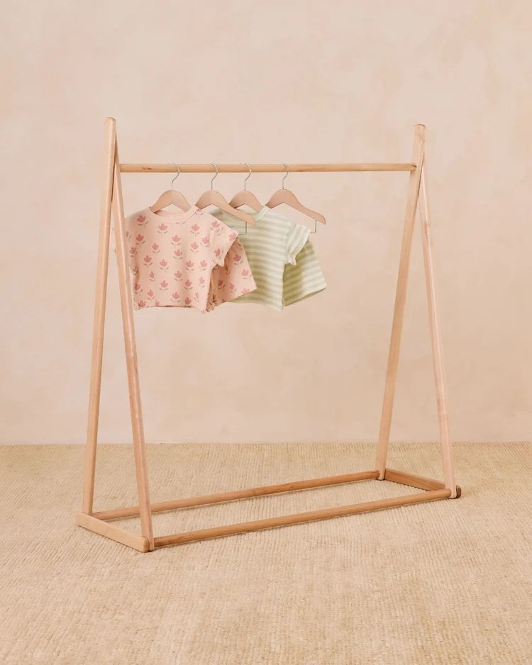 Quincy Mae ~  Waffle Tee + Short Set || Tulips