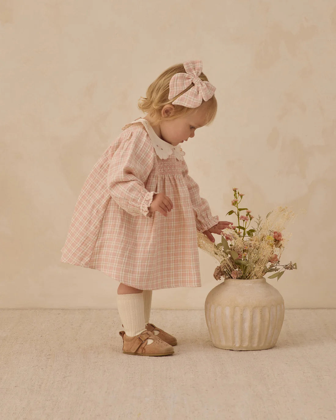 Callie Dress Pink Plaid