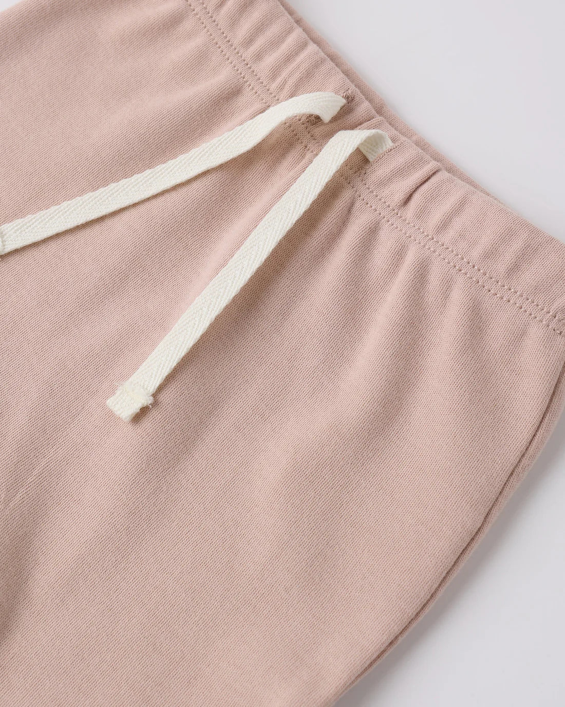 Wrap Top + Footed Pant Set Blush