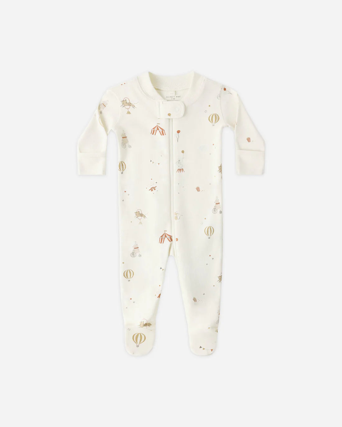 Zip Longsleeve Sleeper Footie Carnival