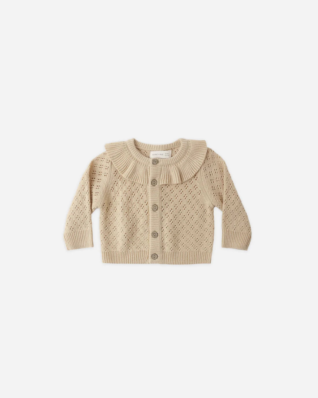 Ruffle Collar Cardigan Butterscotch