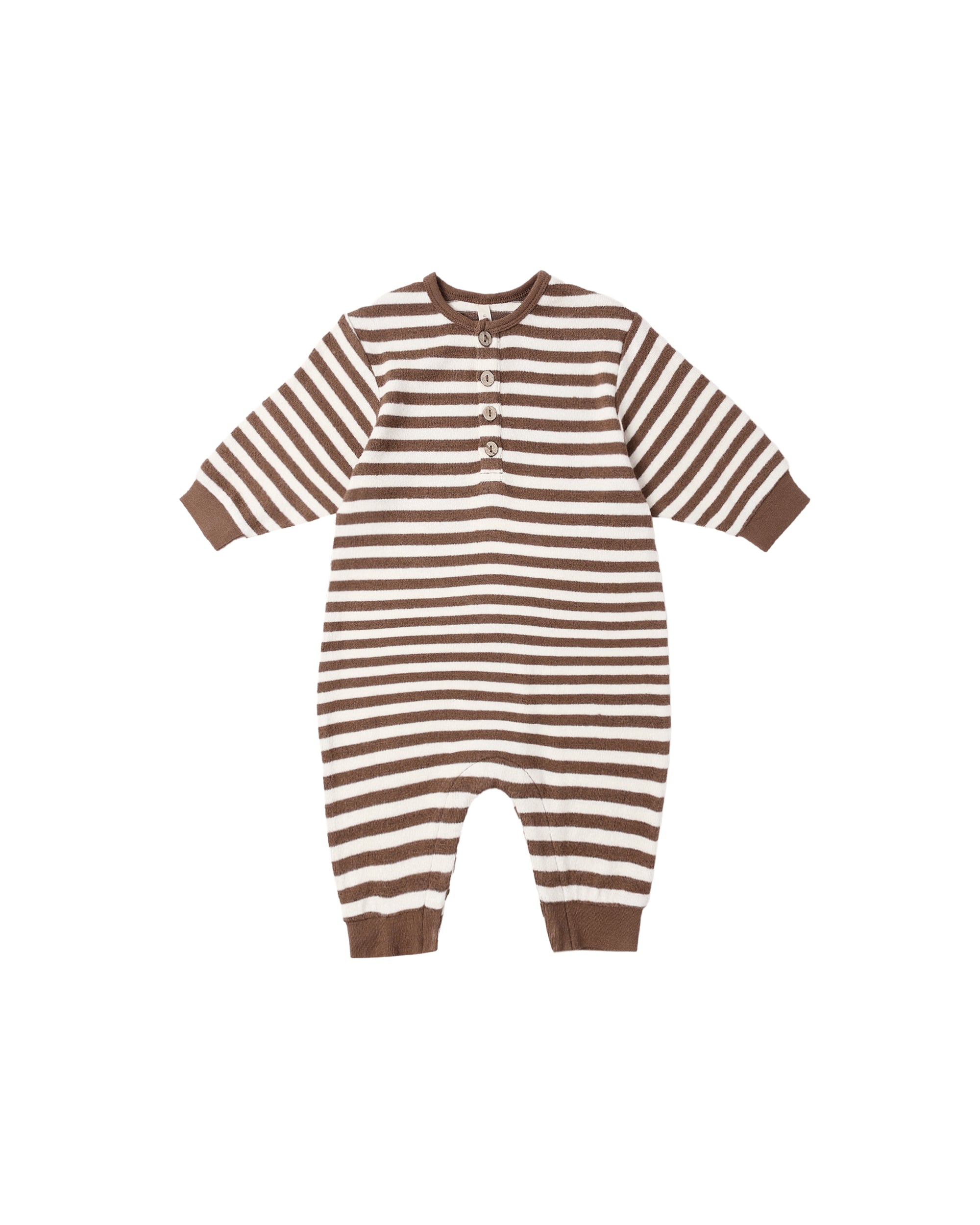 Quincy Mae Relaxed Jumpsuit - Cedar Stripe