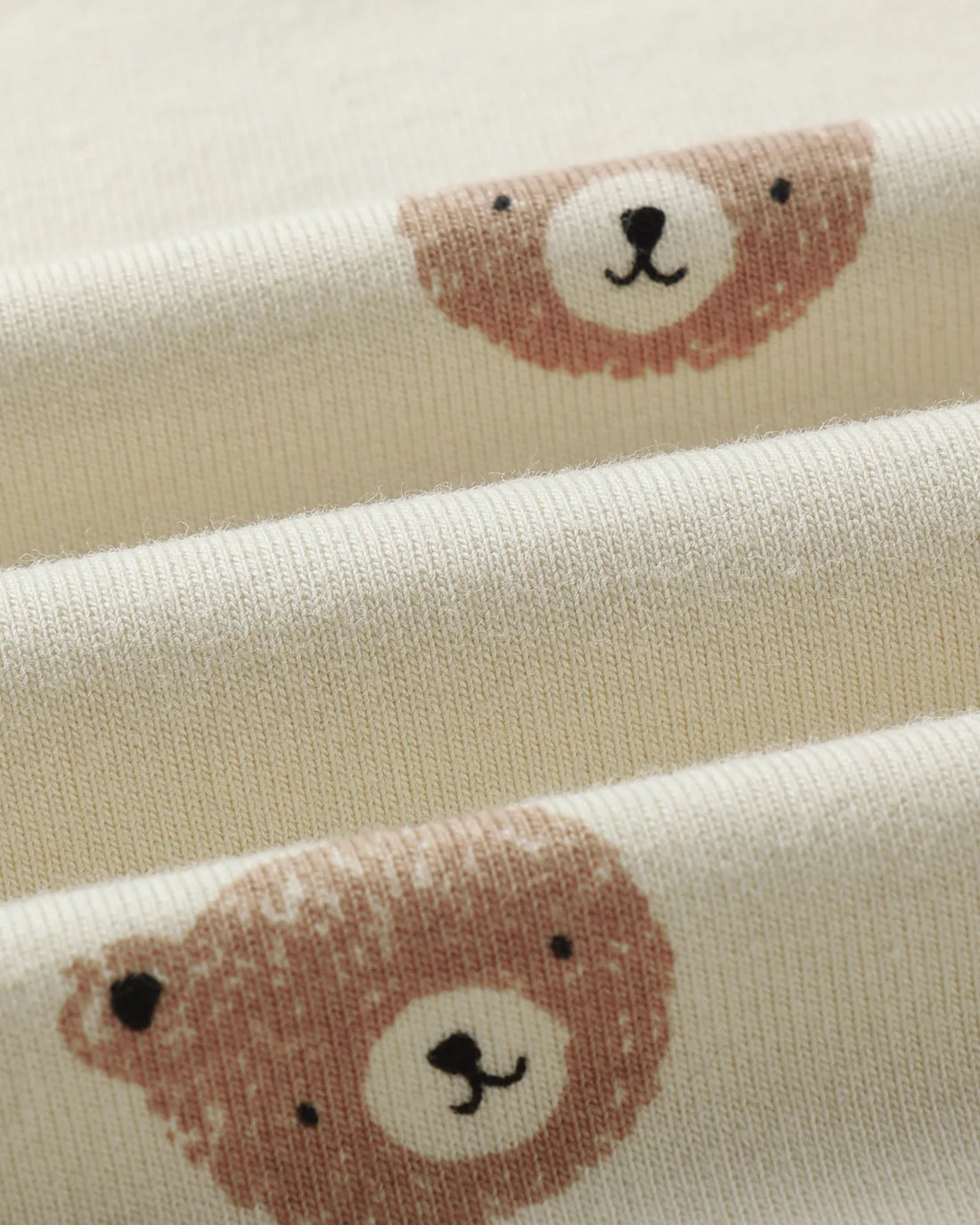 Relaxed SS Bubble Romper - Brown Bear