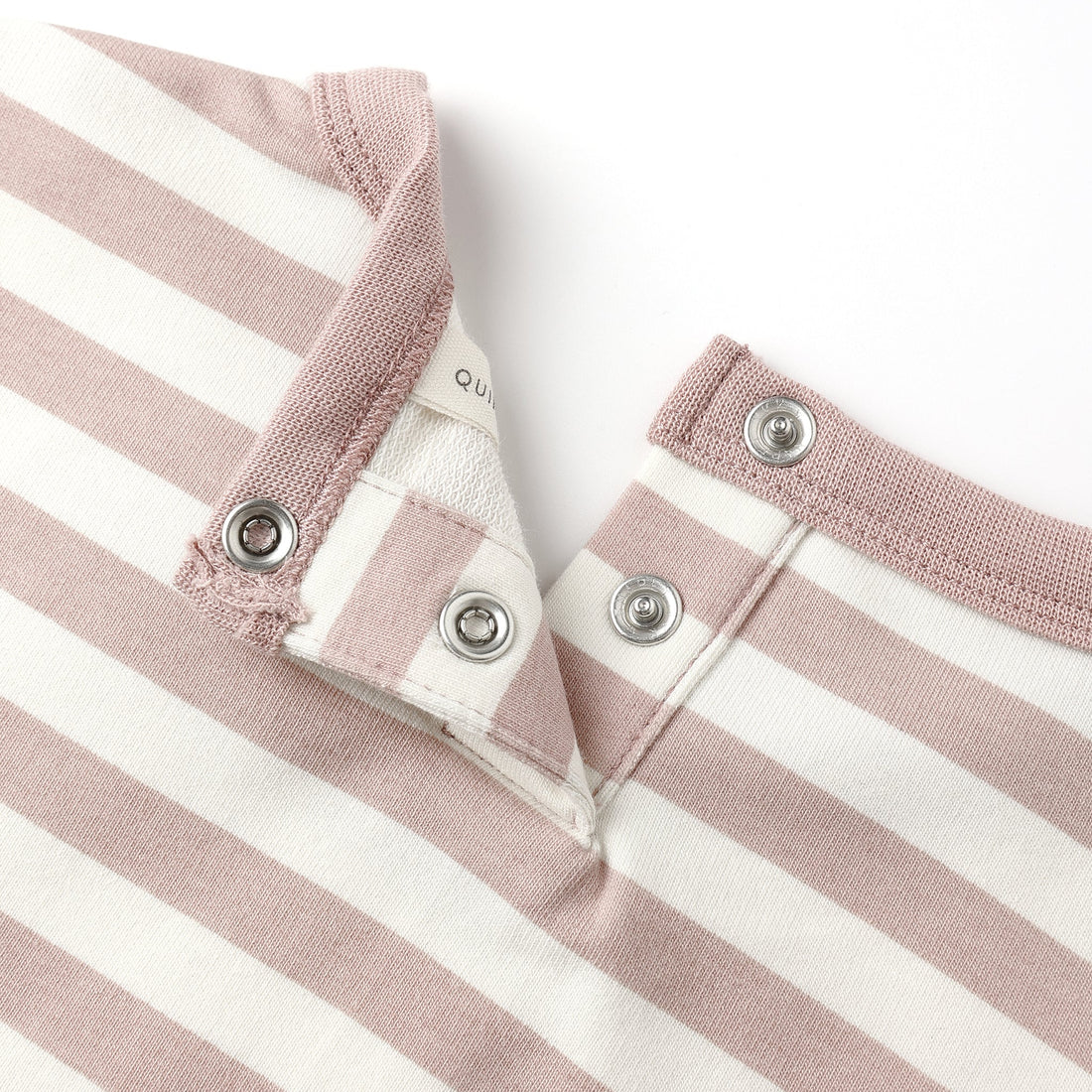 Relaxed SS Bubble Romper - Pink Stripe