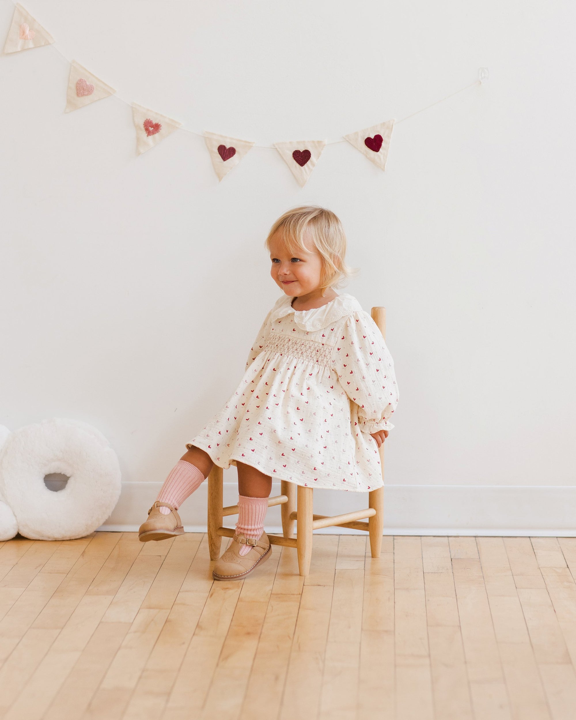 Quincy Mae ~ Callie Dress || Heart Ditsy