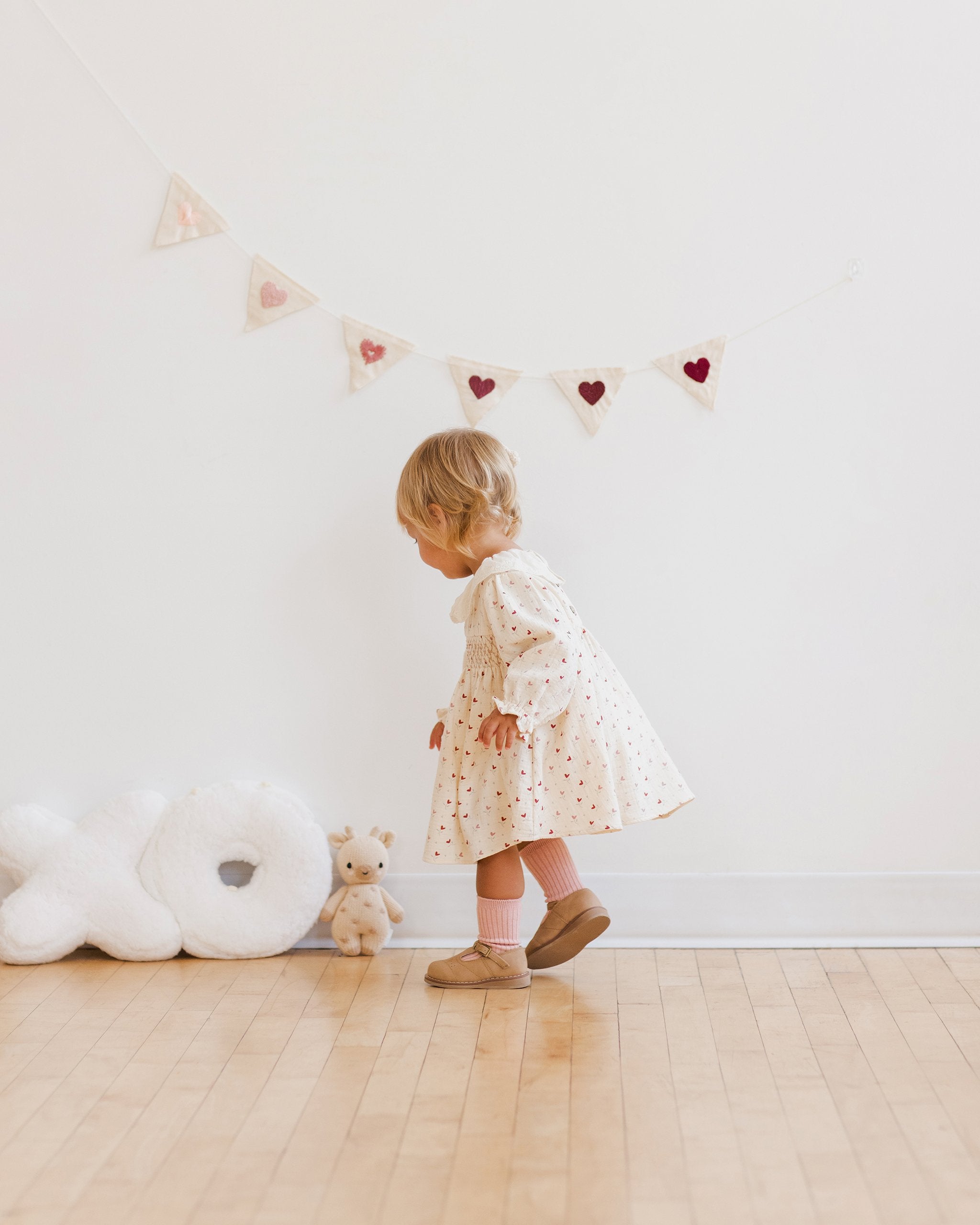 Quincy Mae ~ Callie Dress || Heart Ditsy