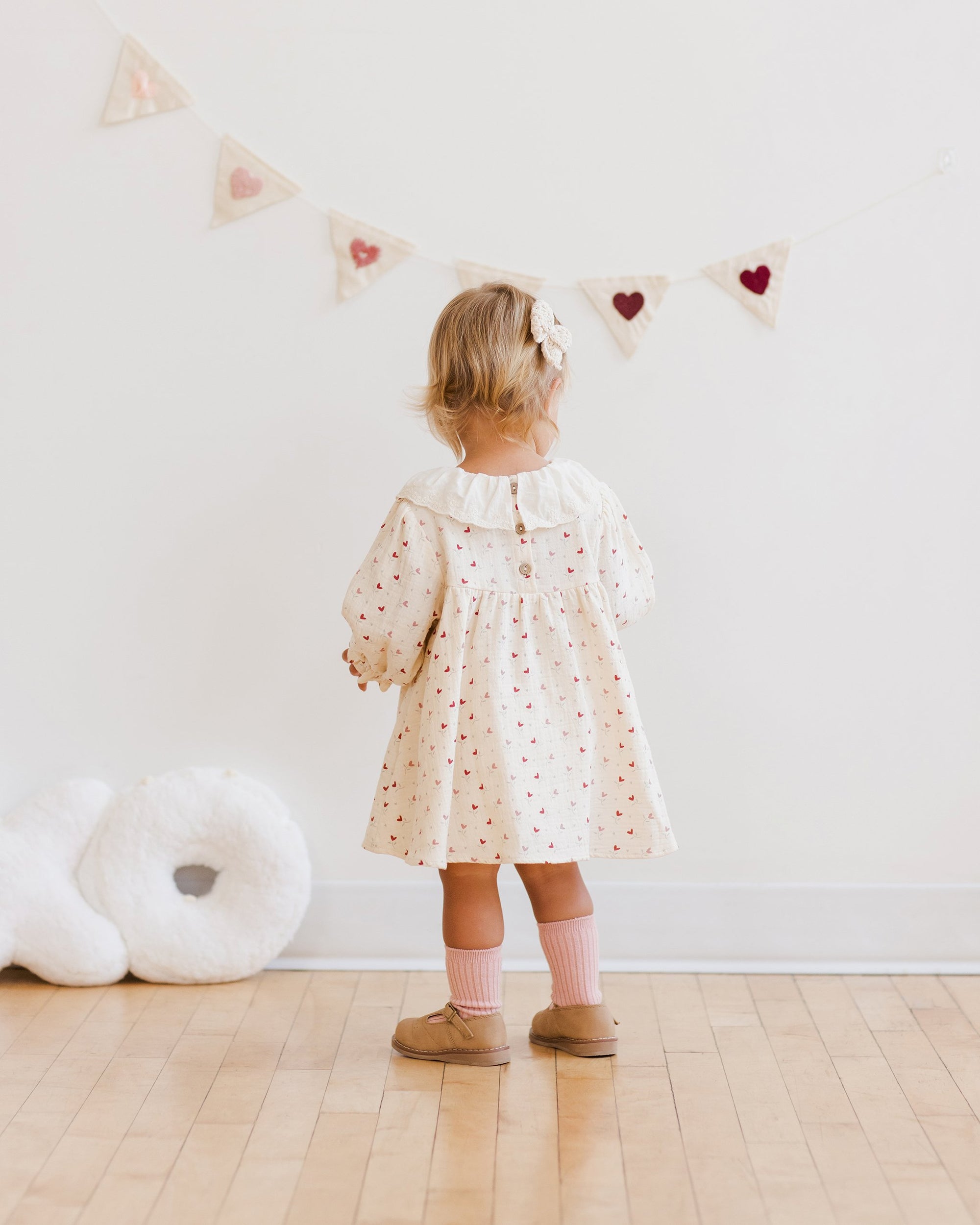 Quincy Mae ~ Callie Dress || Heart Ditsy