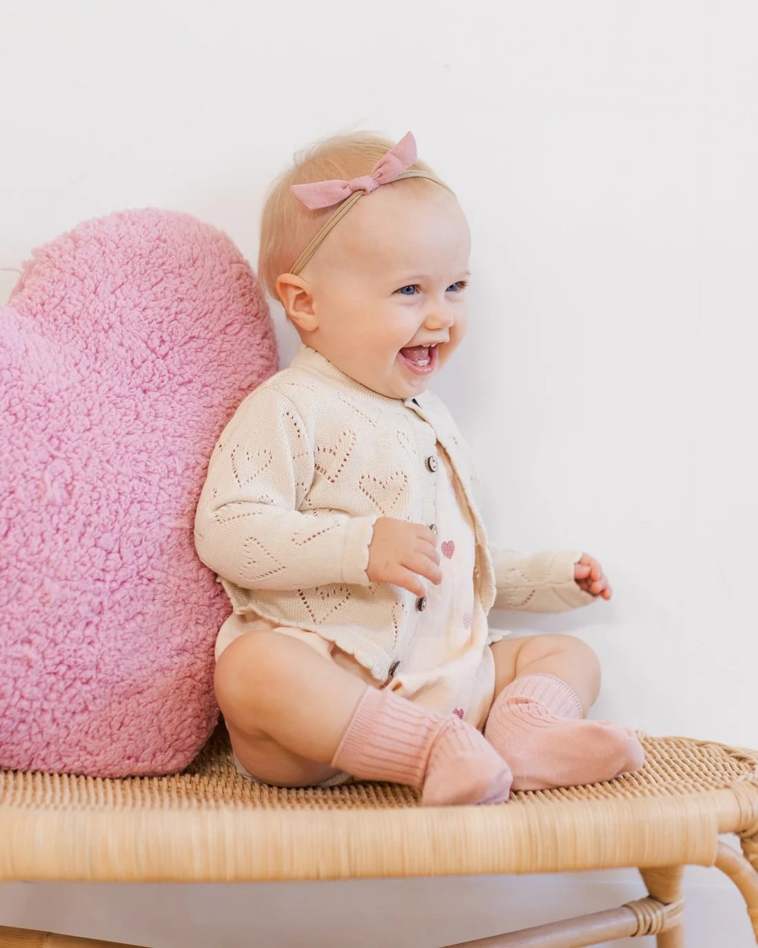 Quincy Mae ~ Knit Cardigan || Ivory