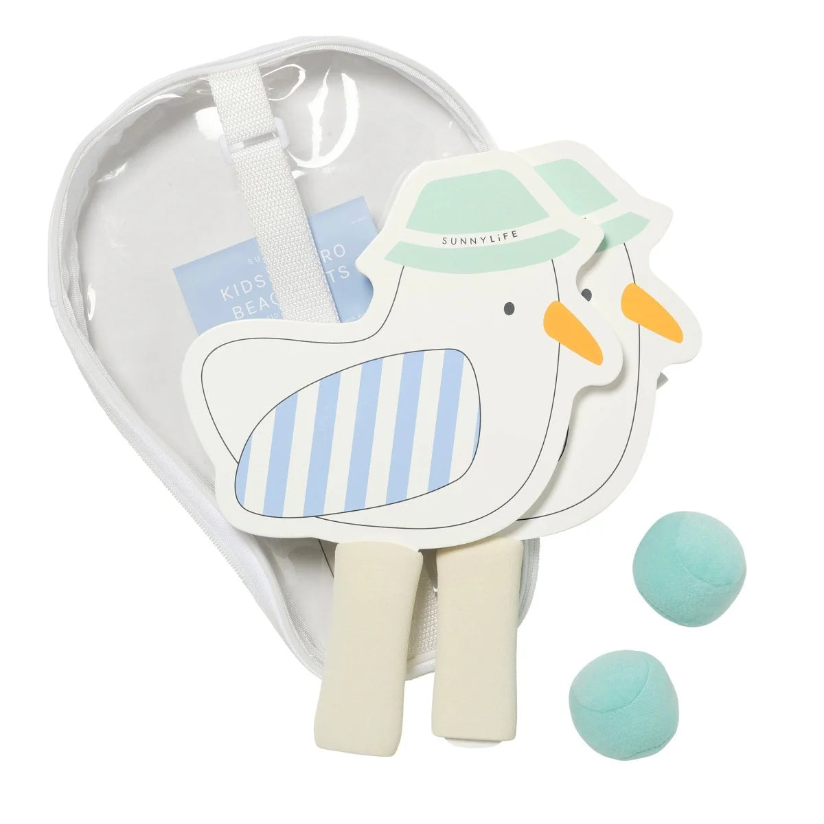 Kids Velcro Beach Bats - Sammy the Seagull