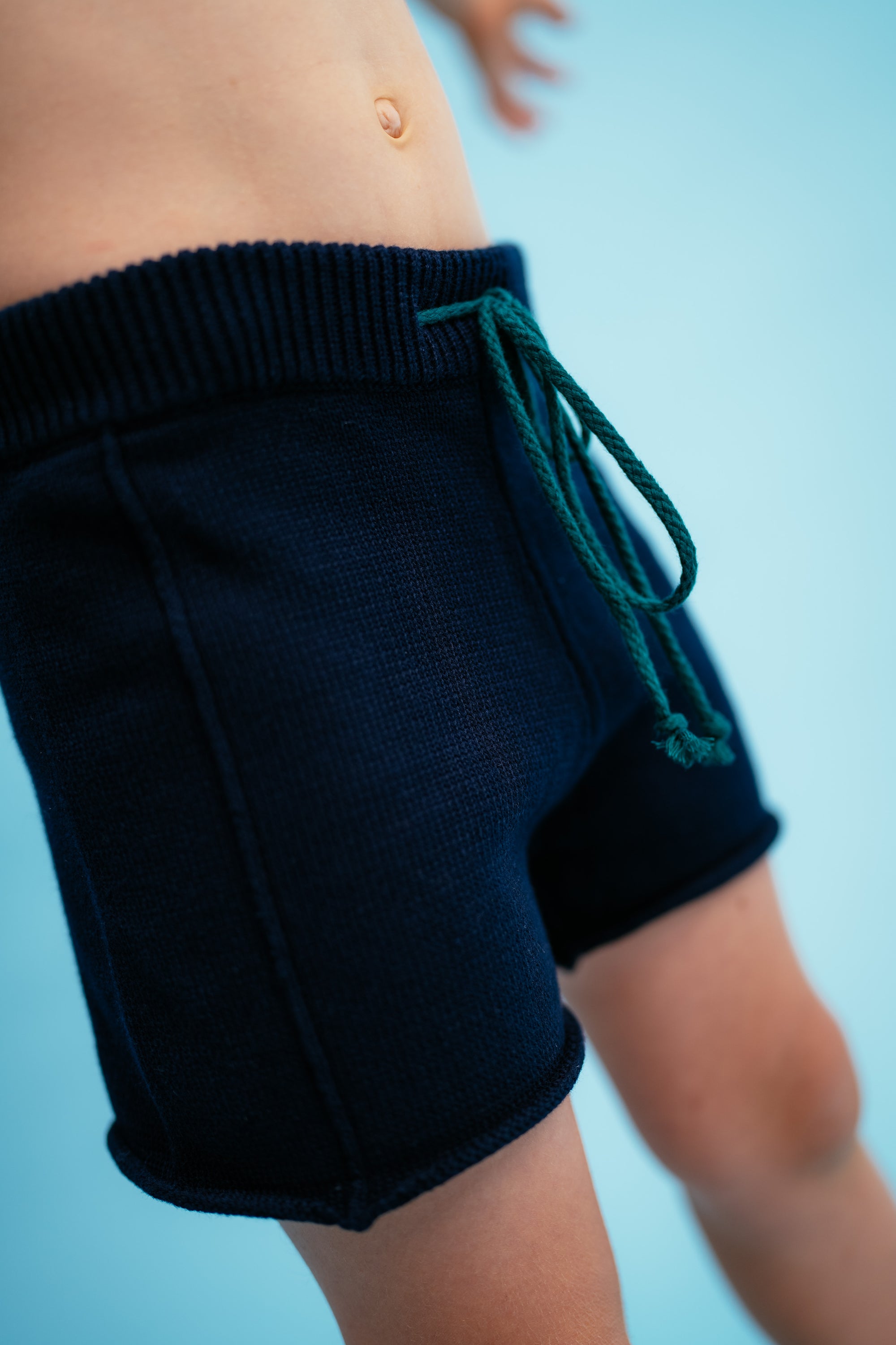 Knitted Shorties - Navy