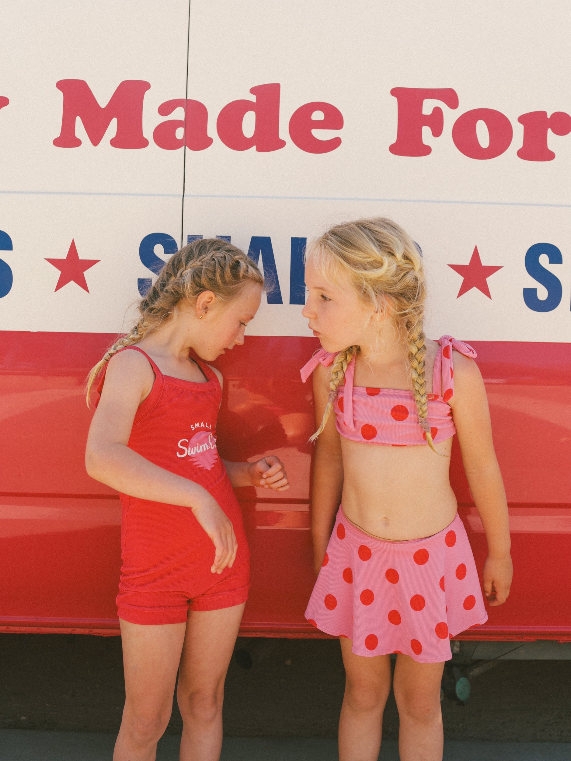 Pink Polka Bikini Set