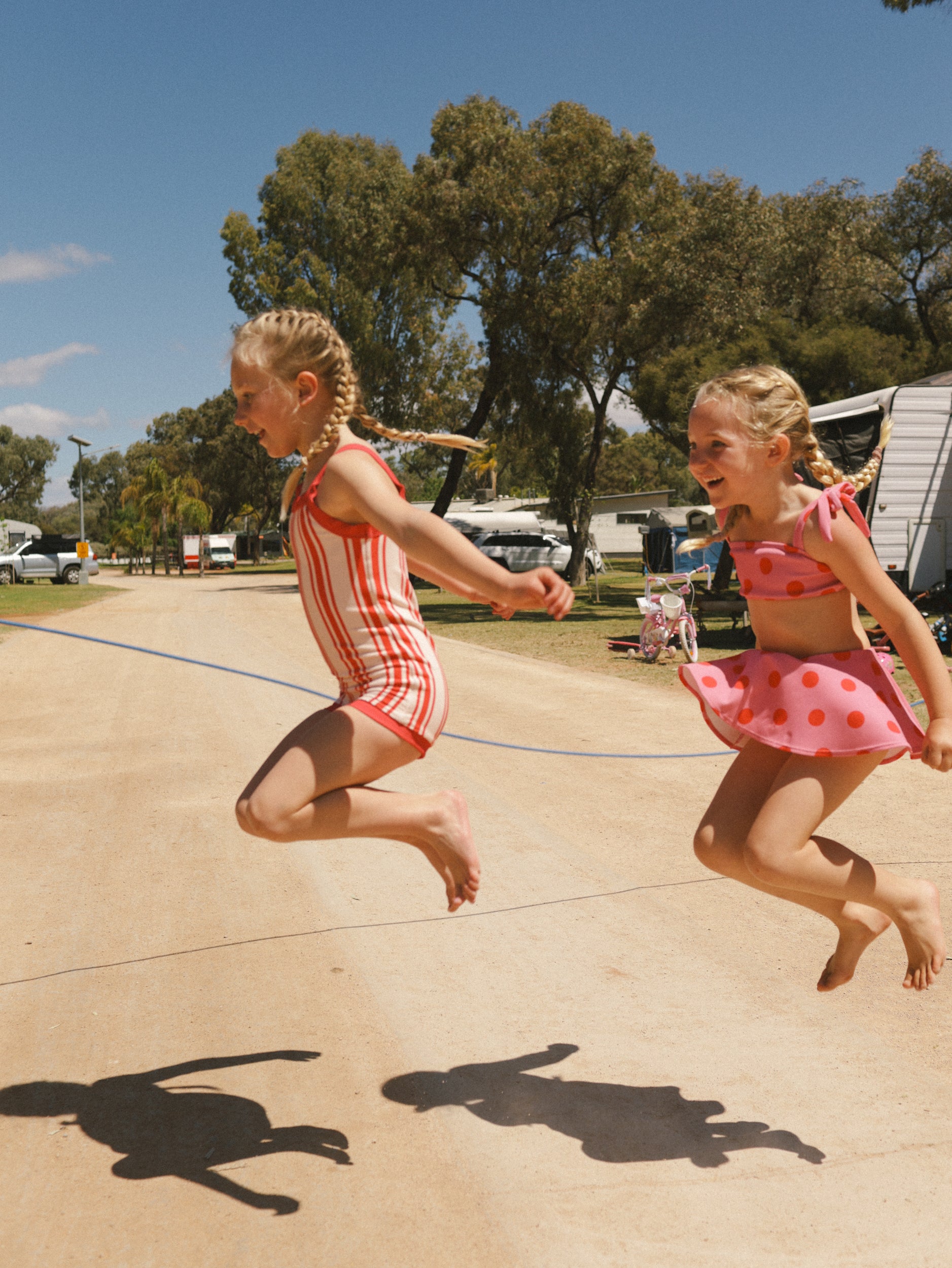 Pink Polka Bikini Set
