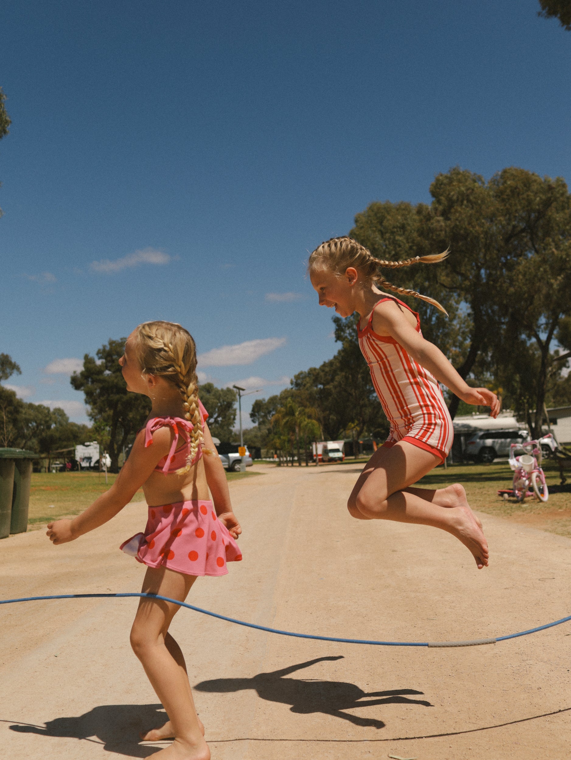 Pink Polka Bikini Set