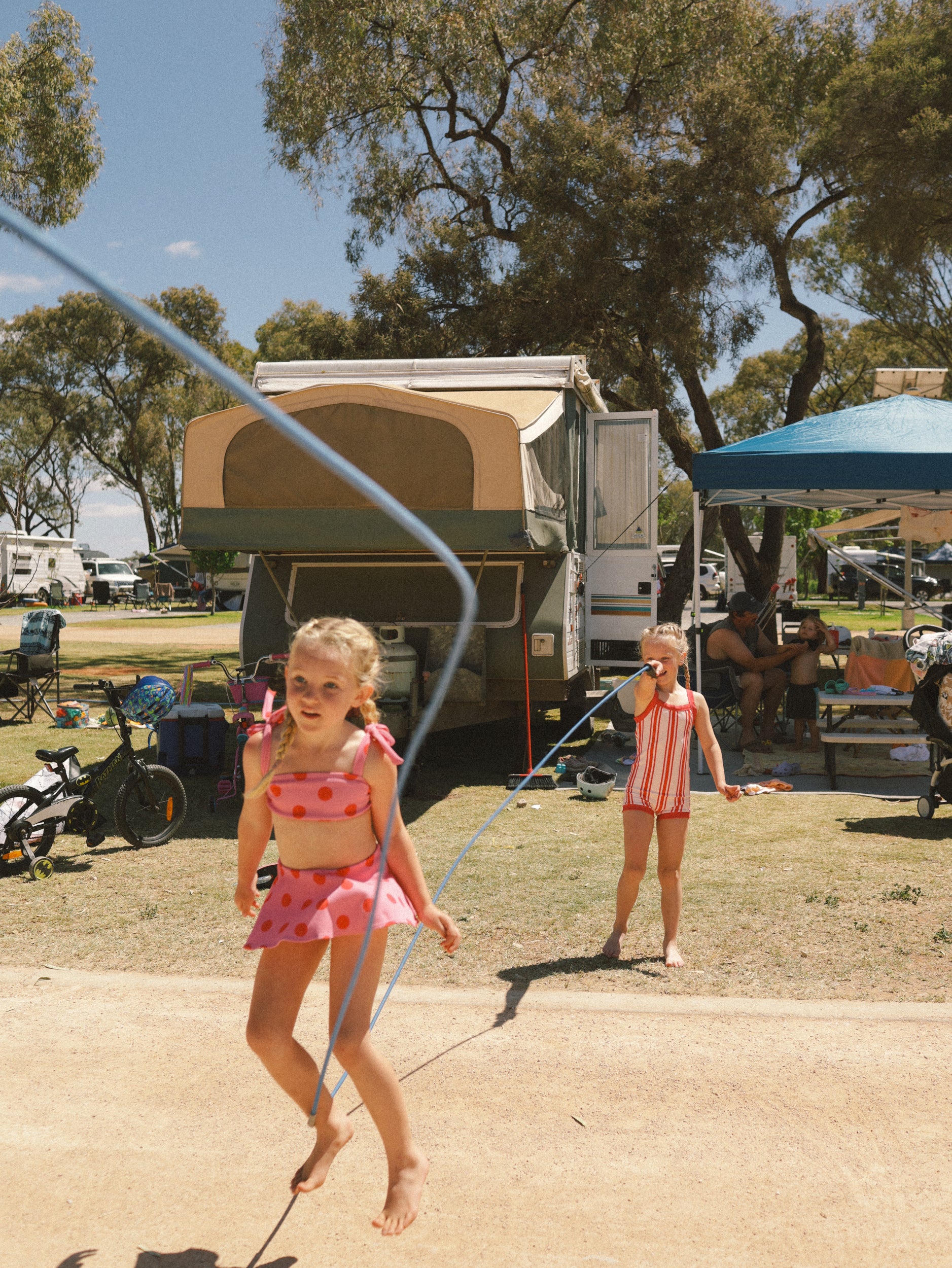 Pink Polka Bikini Set