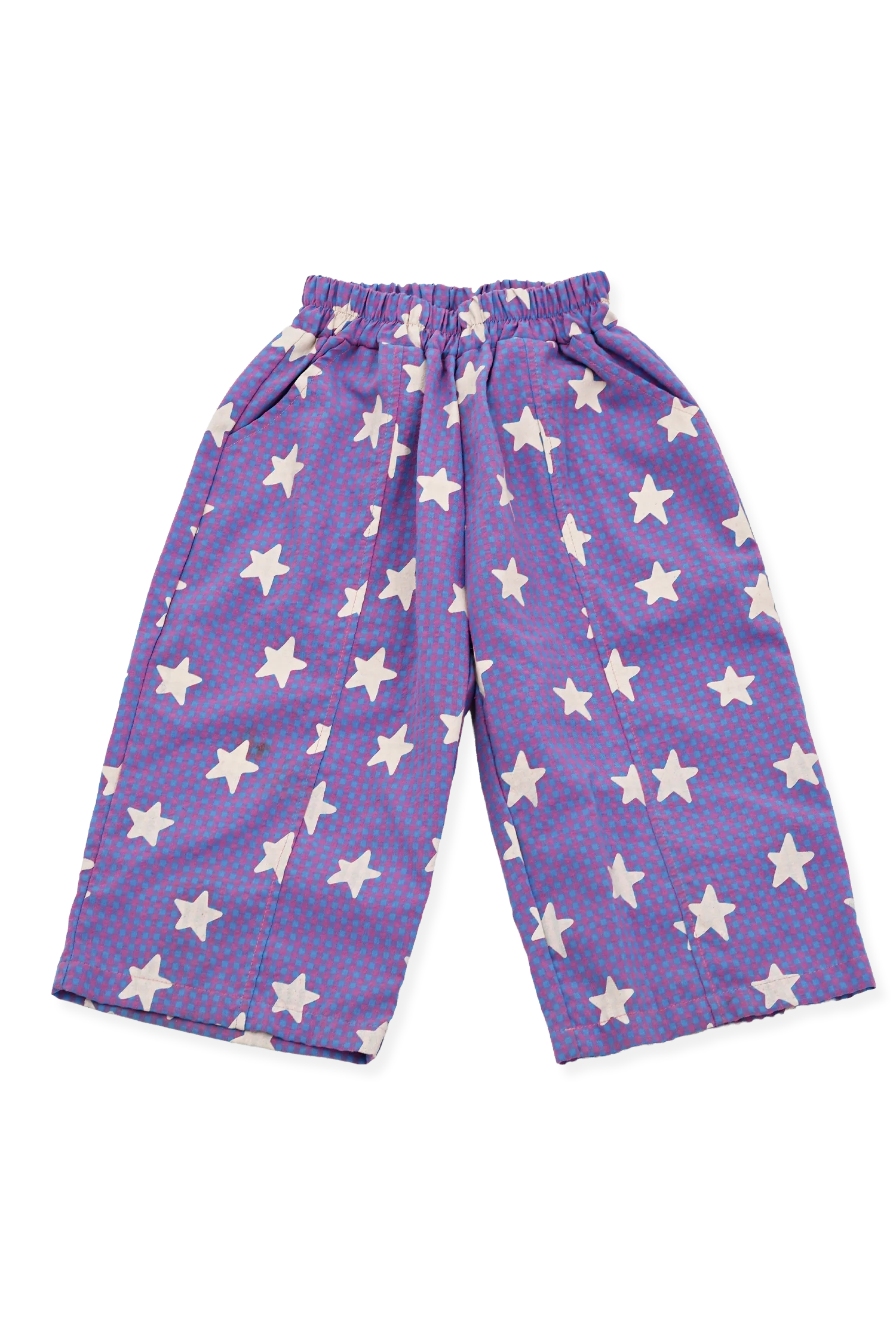 Dusty Star Pants - Purple Gingham