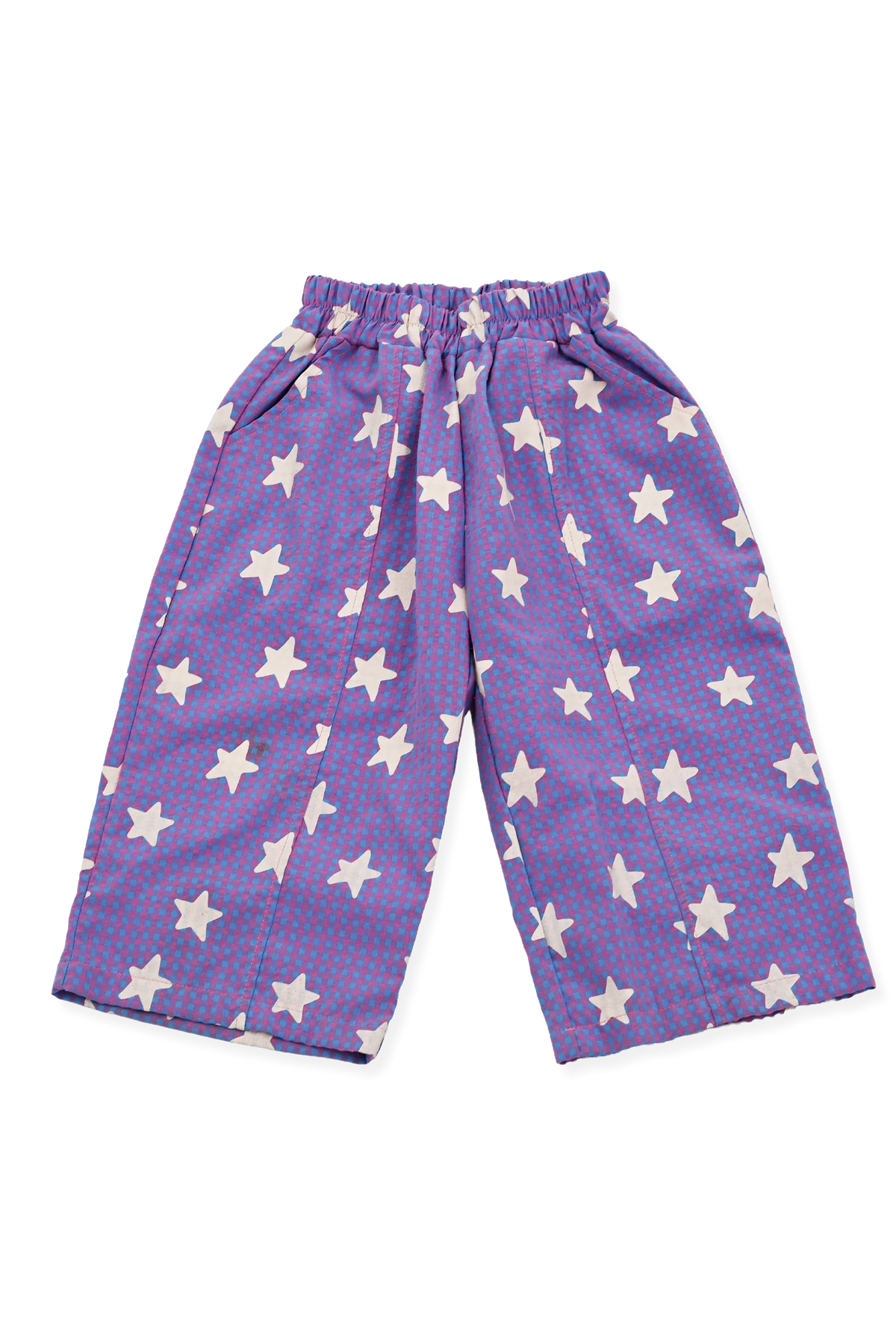 Dusty Star Pants - Purple Gingham