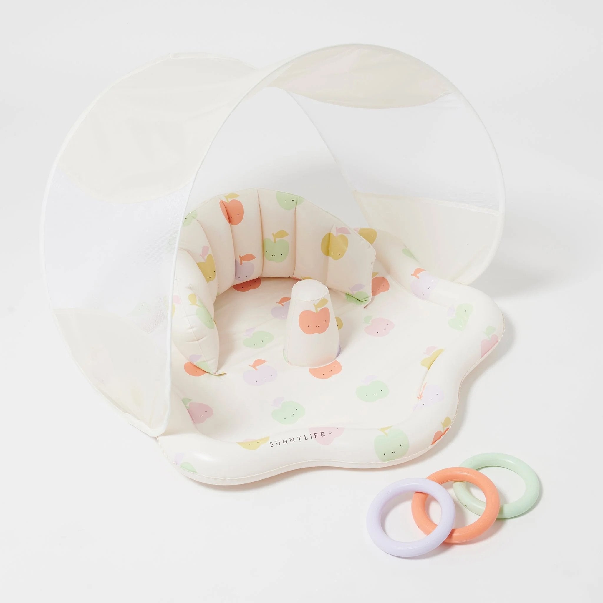 SUNNYLiFE ~ Baby Playmat with Shade - Apple Sorbet Multi