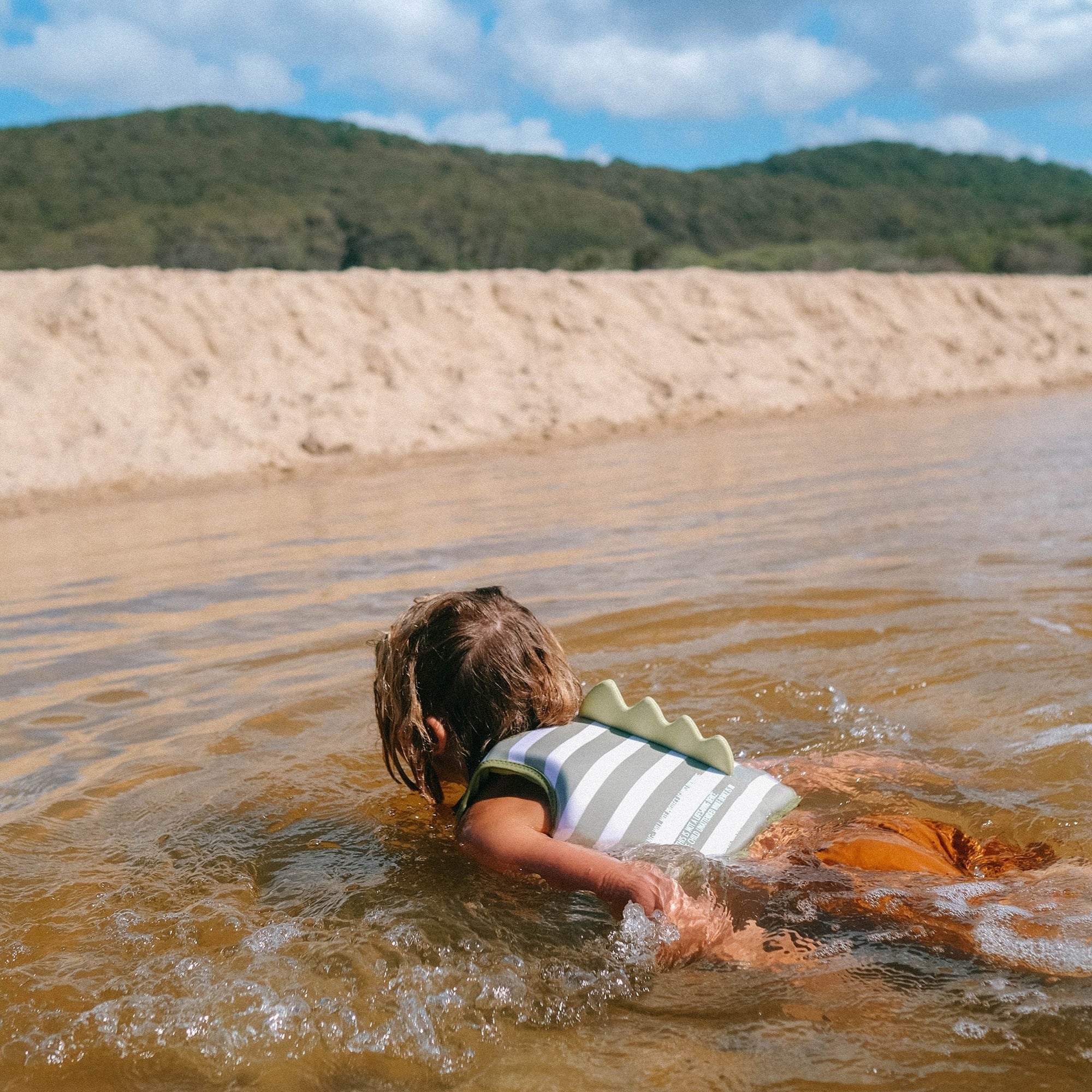 SUNNYLiFE ~ Kids Swim Vest - Into the Wild Khaki