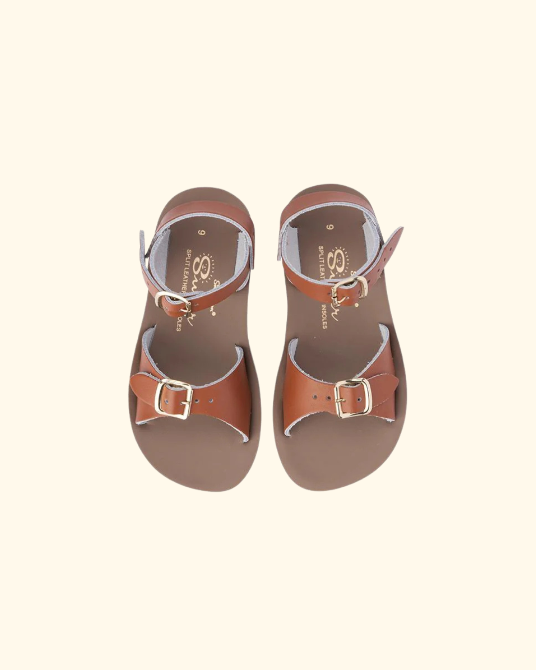 Saltwater Sandals ~ Sun-San Surfer Kids - Tan