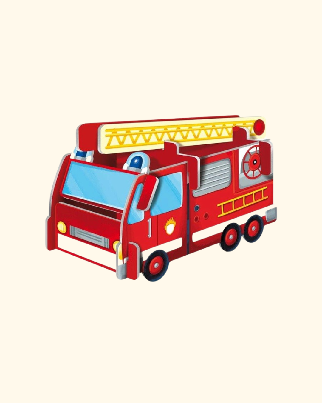 Sassi Firefighters 3D 40 Piece Puzzle and Book Set