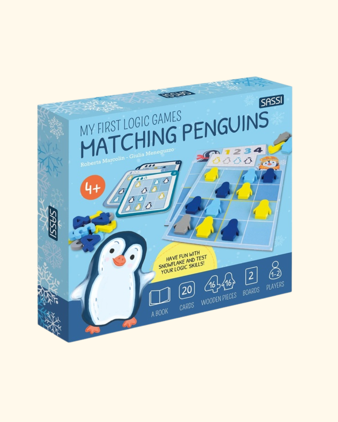 Sassi Games ~ My First Logic Games - Memory Matching Penguins and Numbers