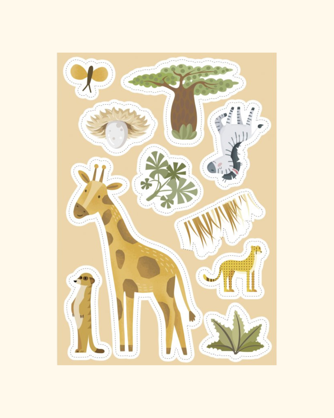 Sassi Stickers and Activities Book - The Savannah