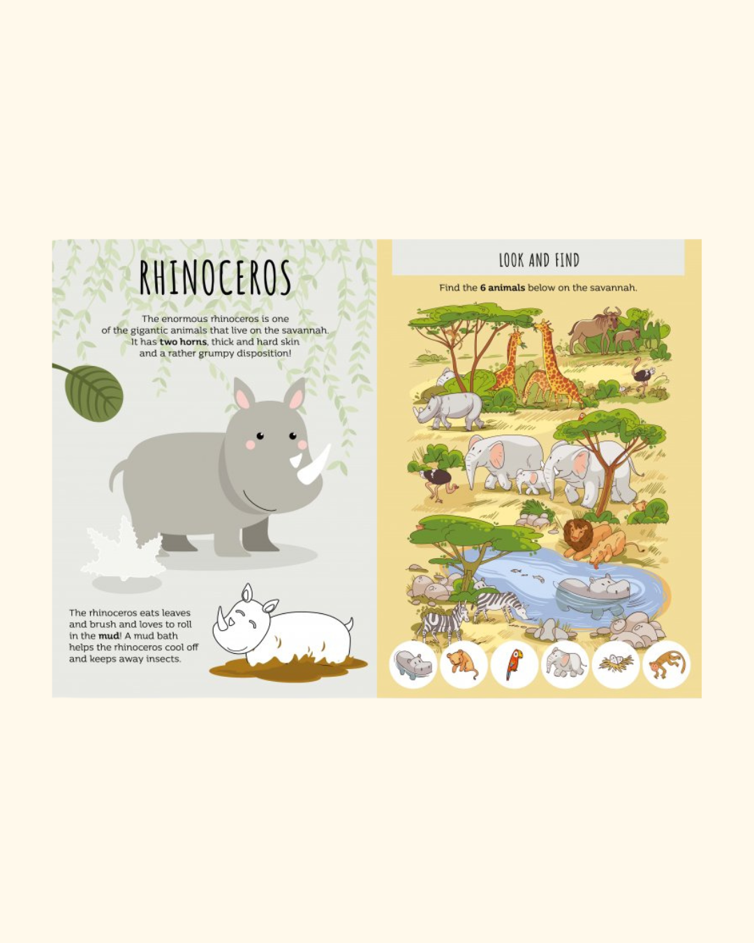 Sassi Stickers and Activities Book - The Savannah