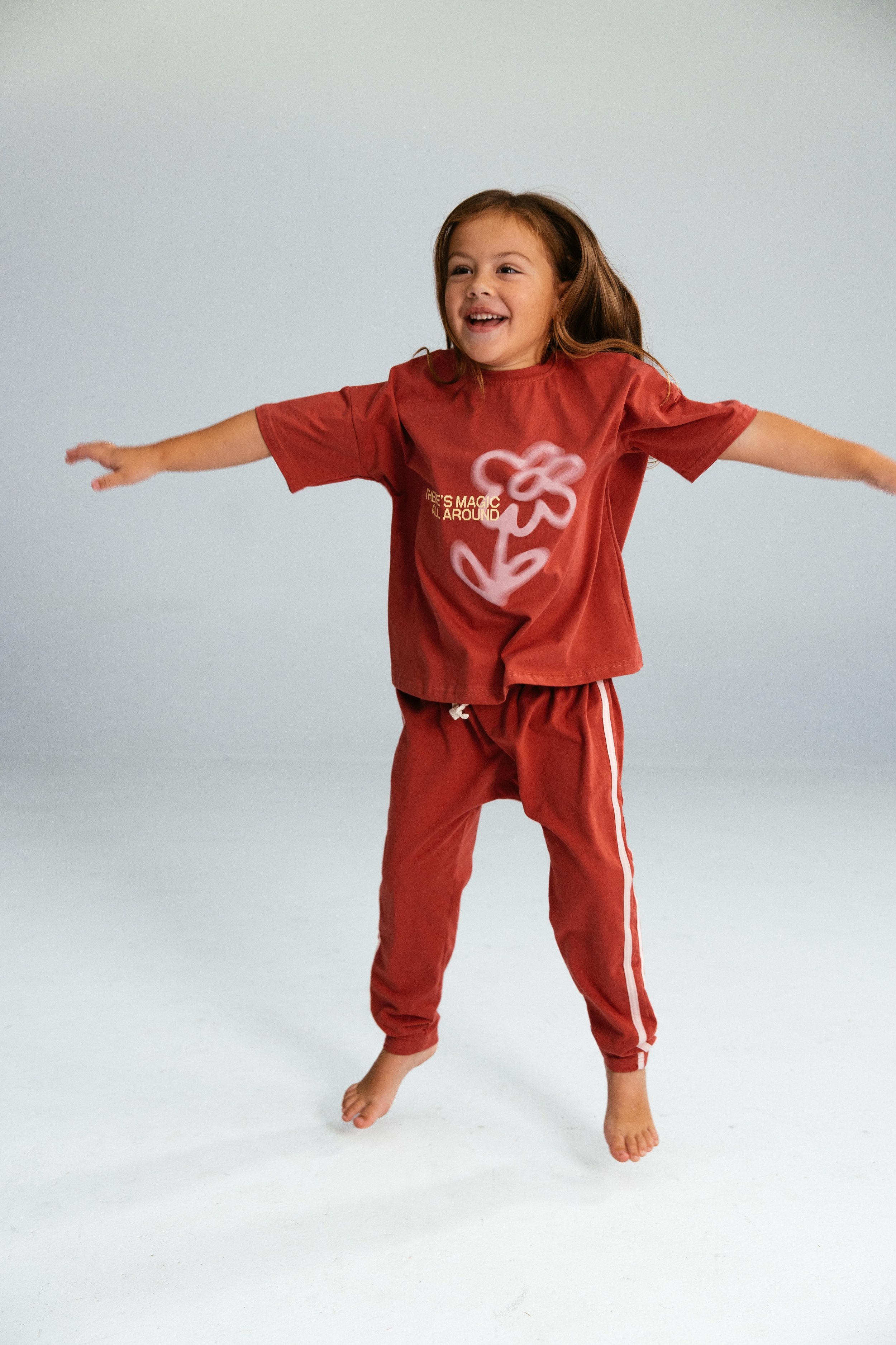 Sonny Label ~ Fleur Tee | Burgundy