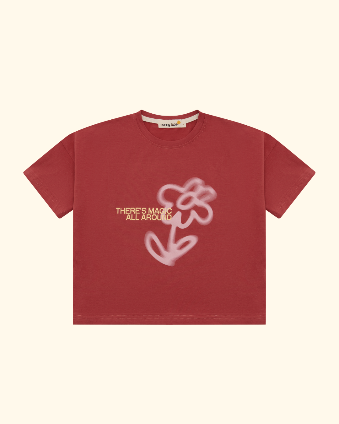Sonny Label ~ Fleur Tee | Burgundy
