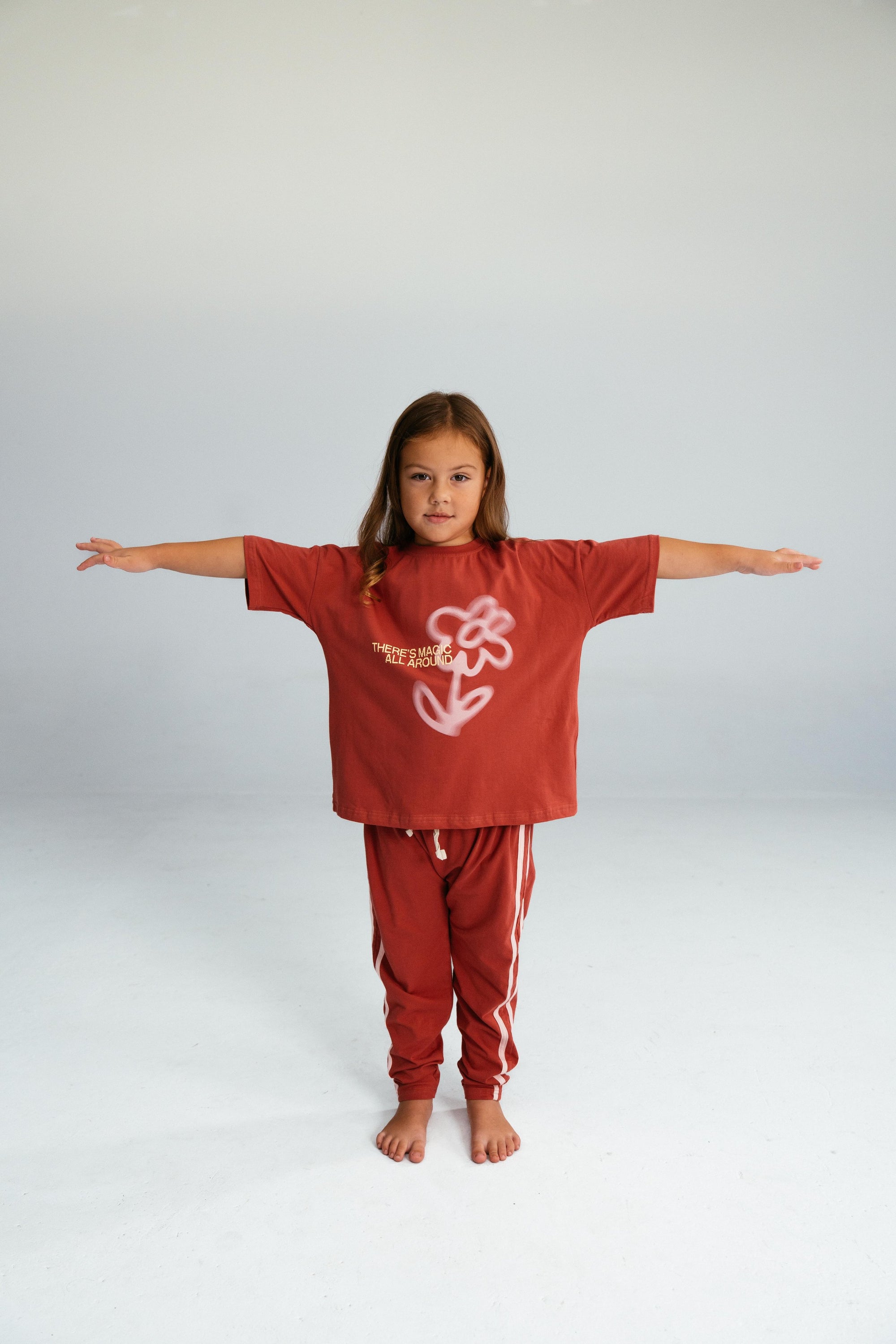 Sonny Label ~ Fleur Tee | Burgundy