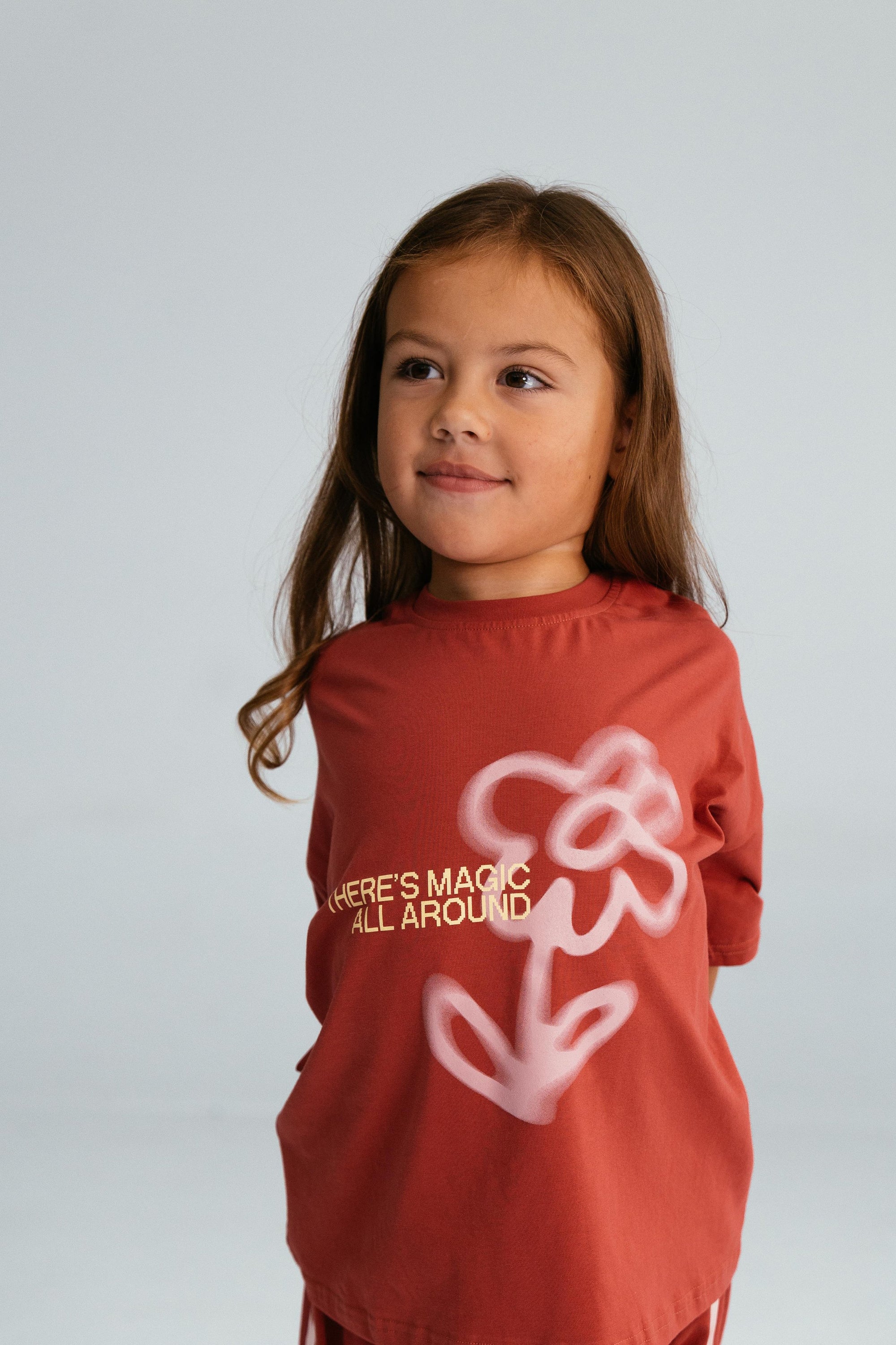 Sonny Label ~ Fleur Tee | Burgundy