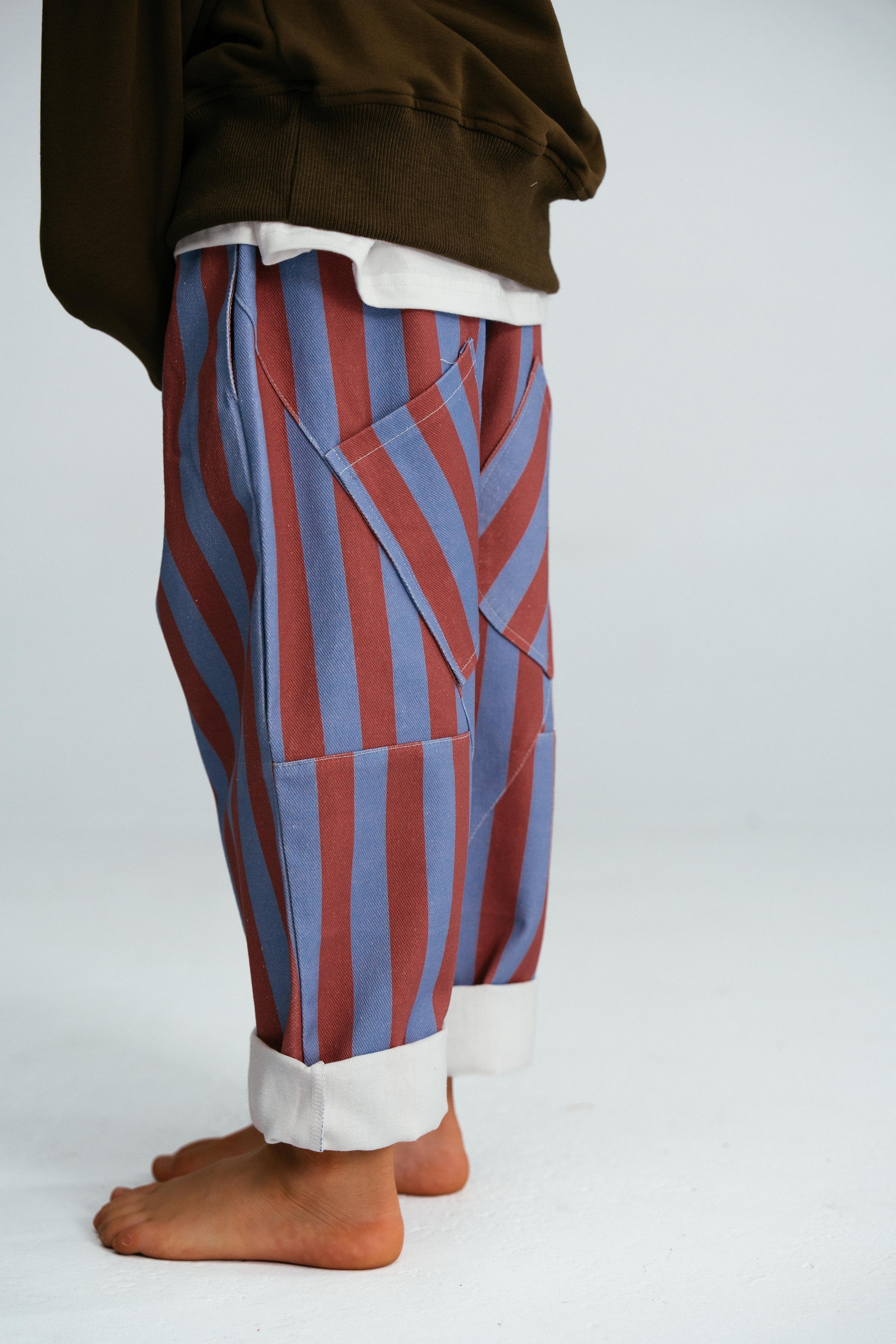 Sonny Label ~ Stripe Twill Pant | Courtside