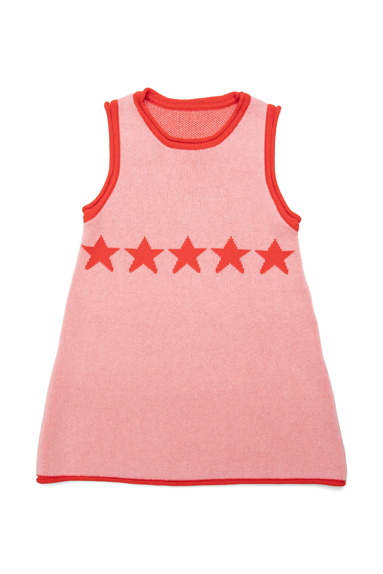 Stars Align Dress - Pink & Red
