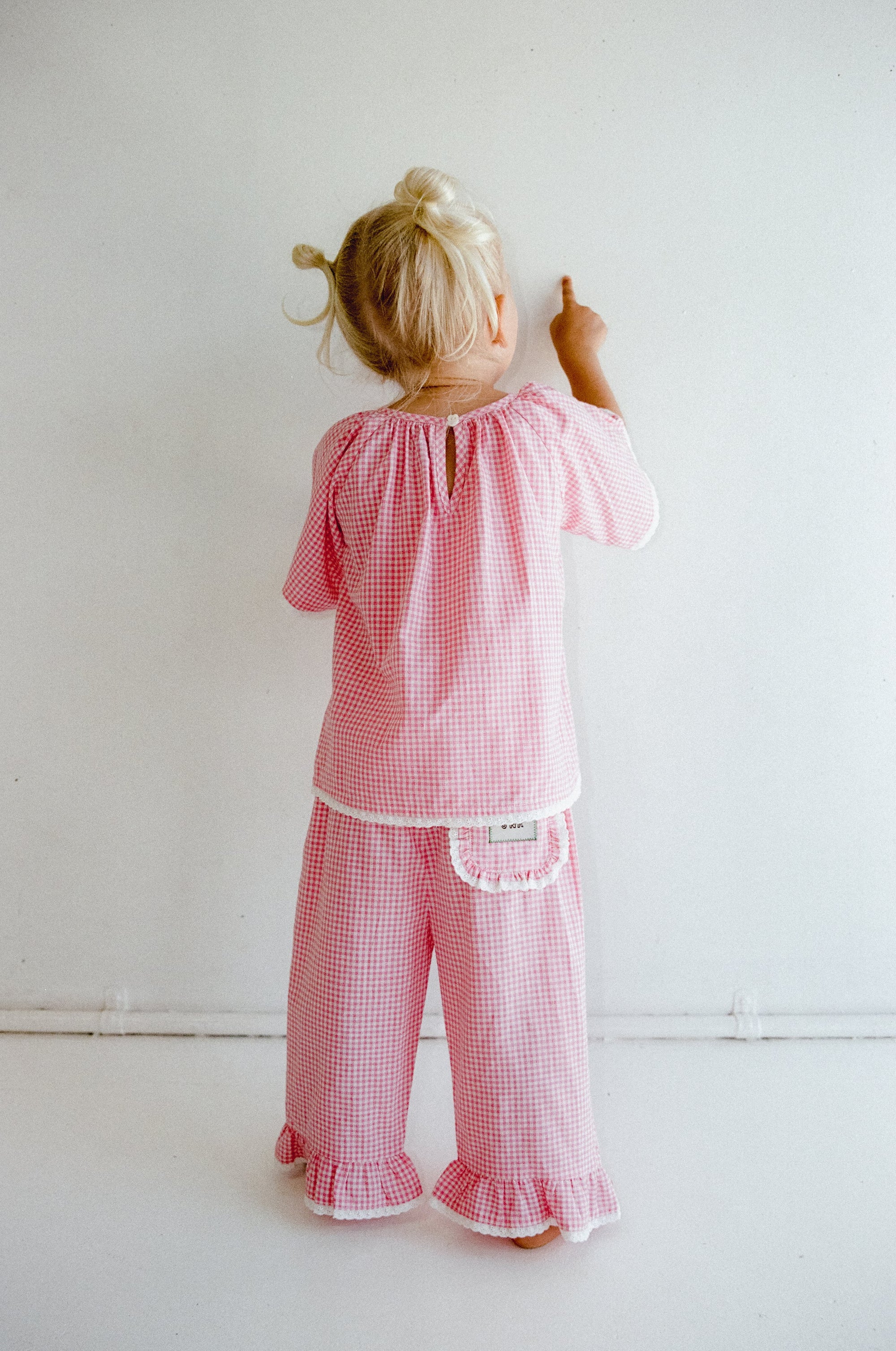 Penny Blouse - Strawberry Gingham