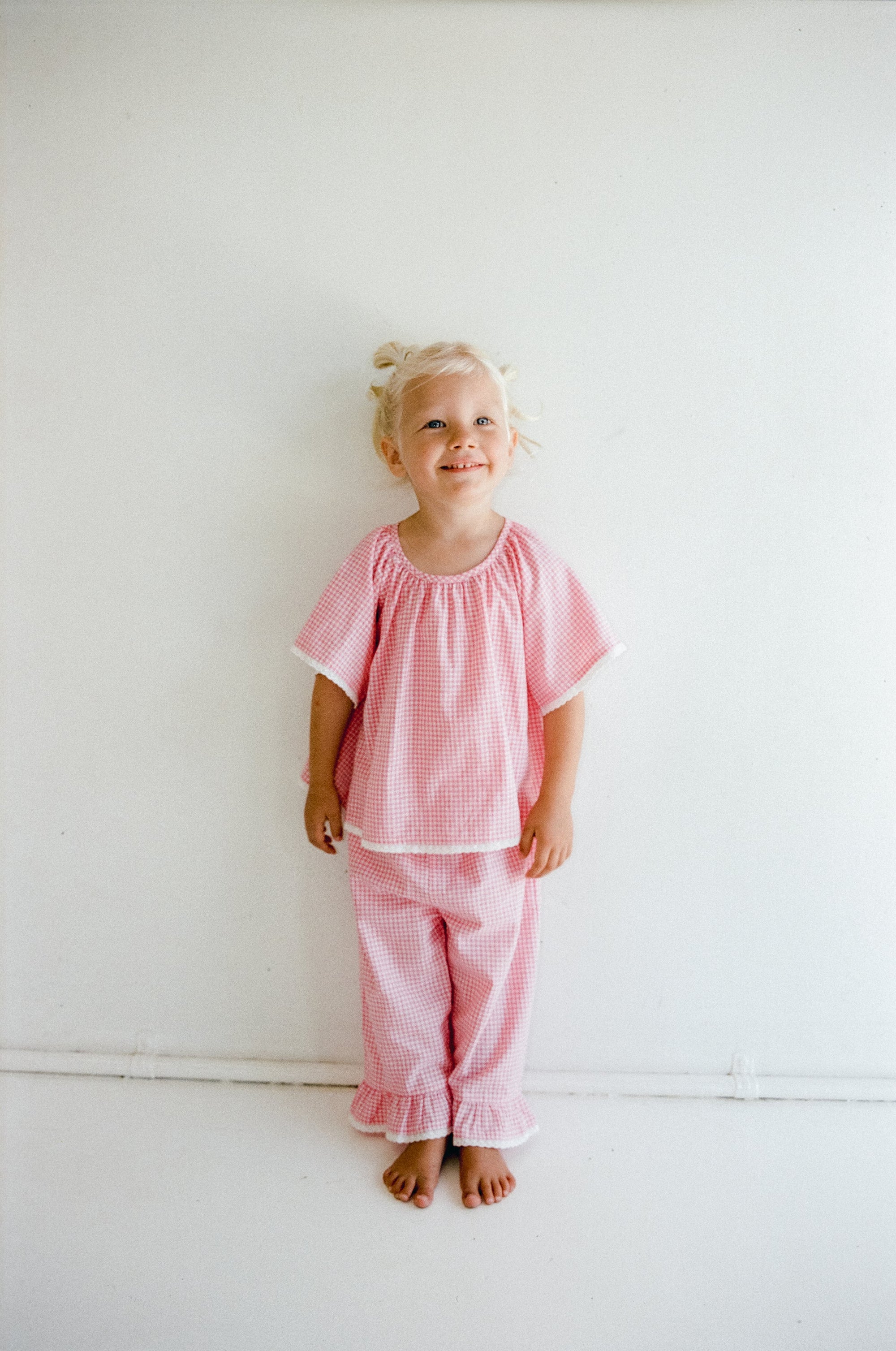 Penny Blouse - Strawberry Gingham