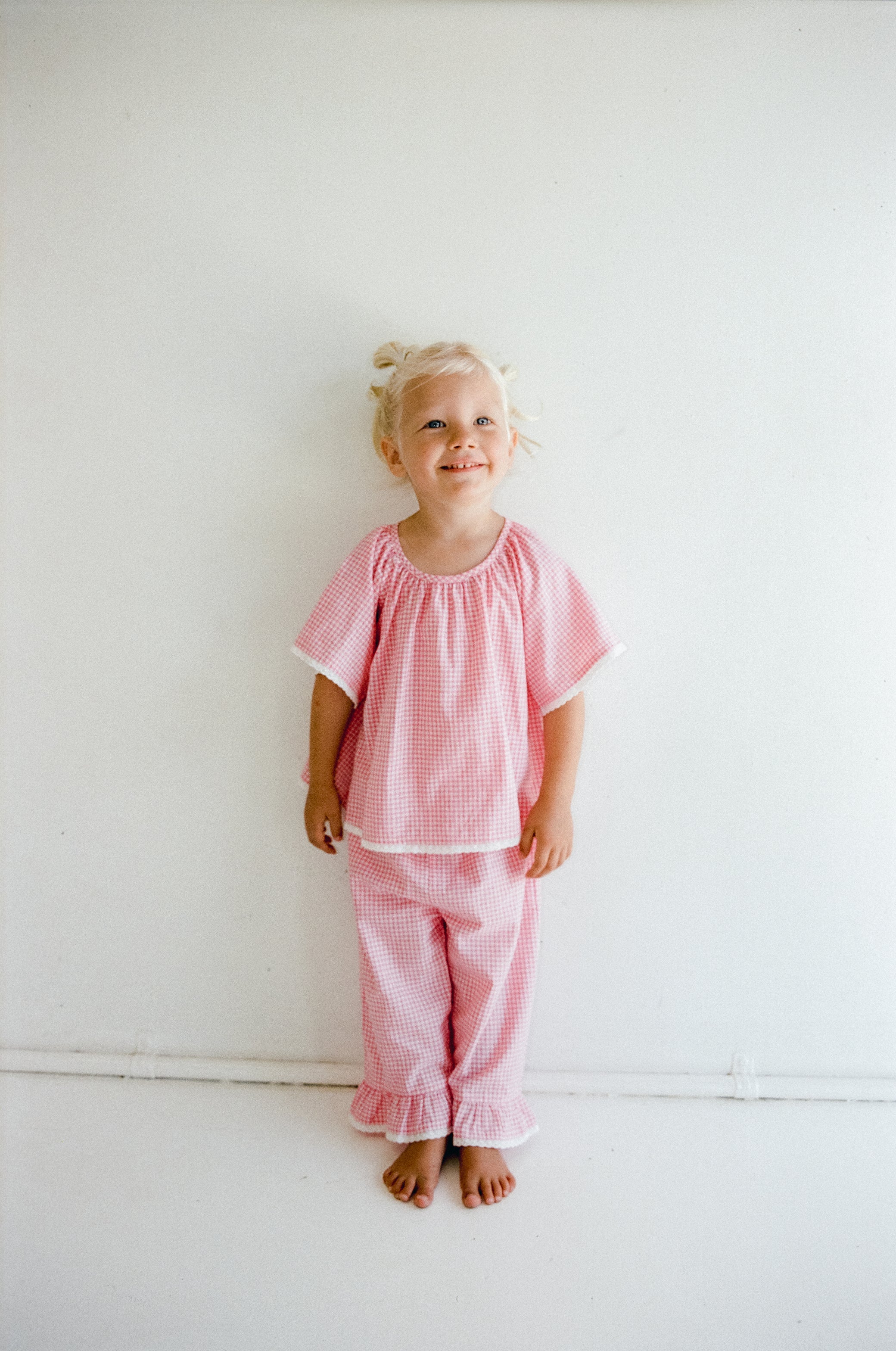 Penny Blouse - Strawberry Gingham