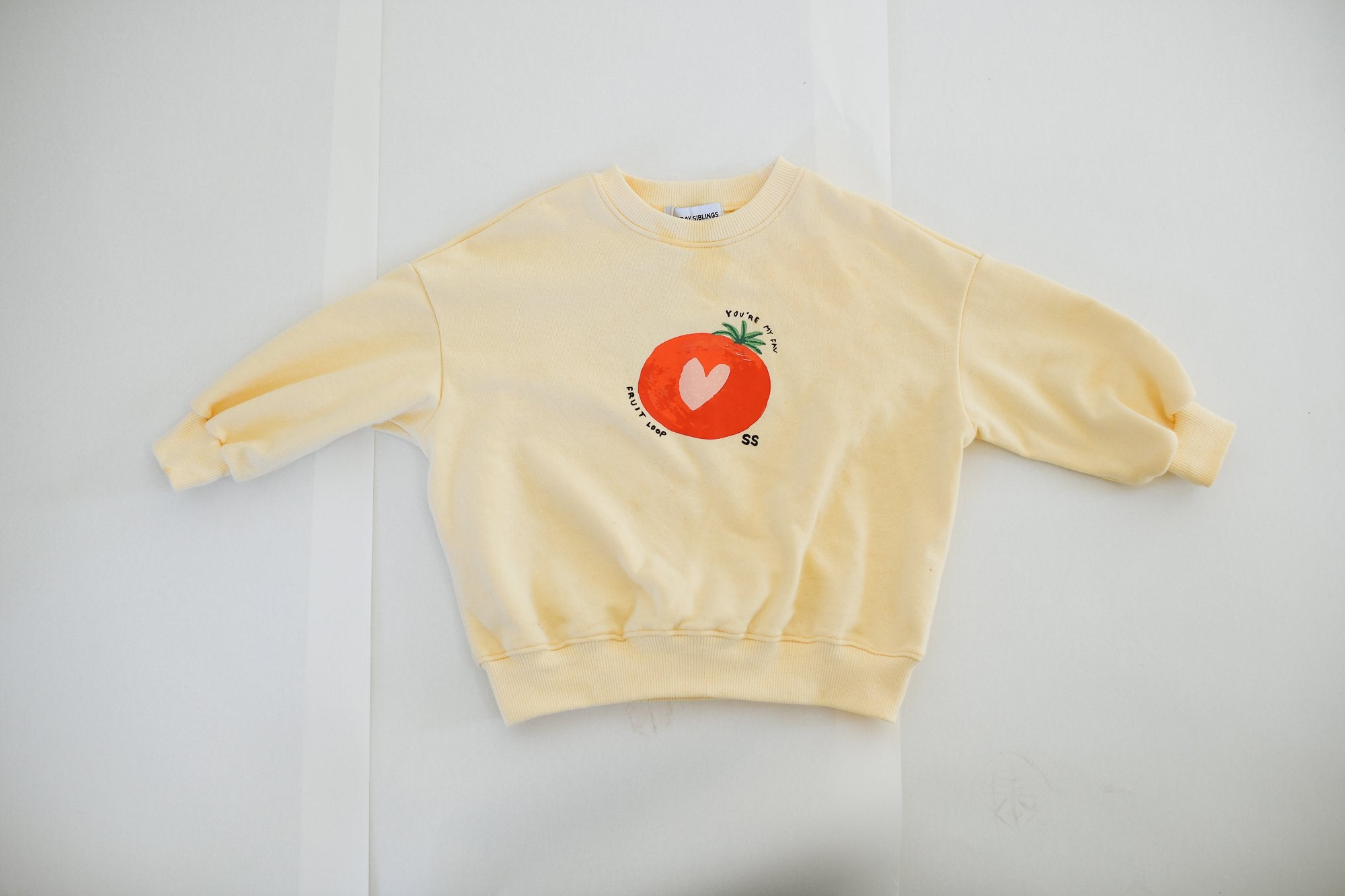 Sunday Siblings ~ Fruit Loop Sweater - Yellow