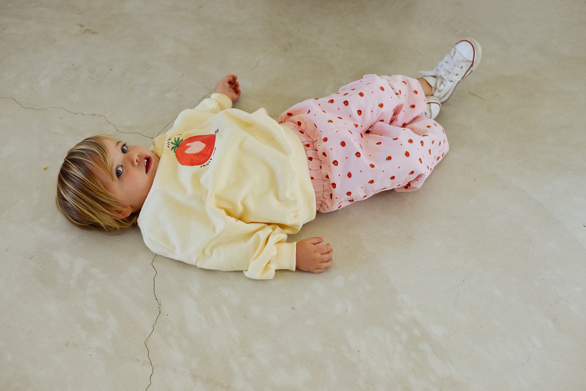 Sunday Siblings ~ Fruit Loop Sweater - Yellow