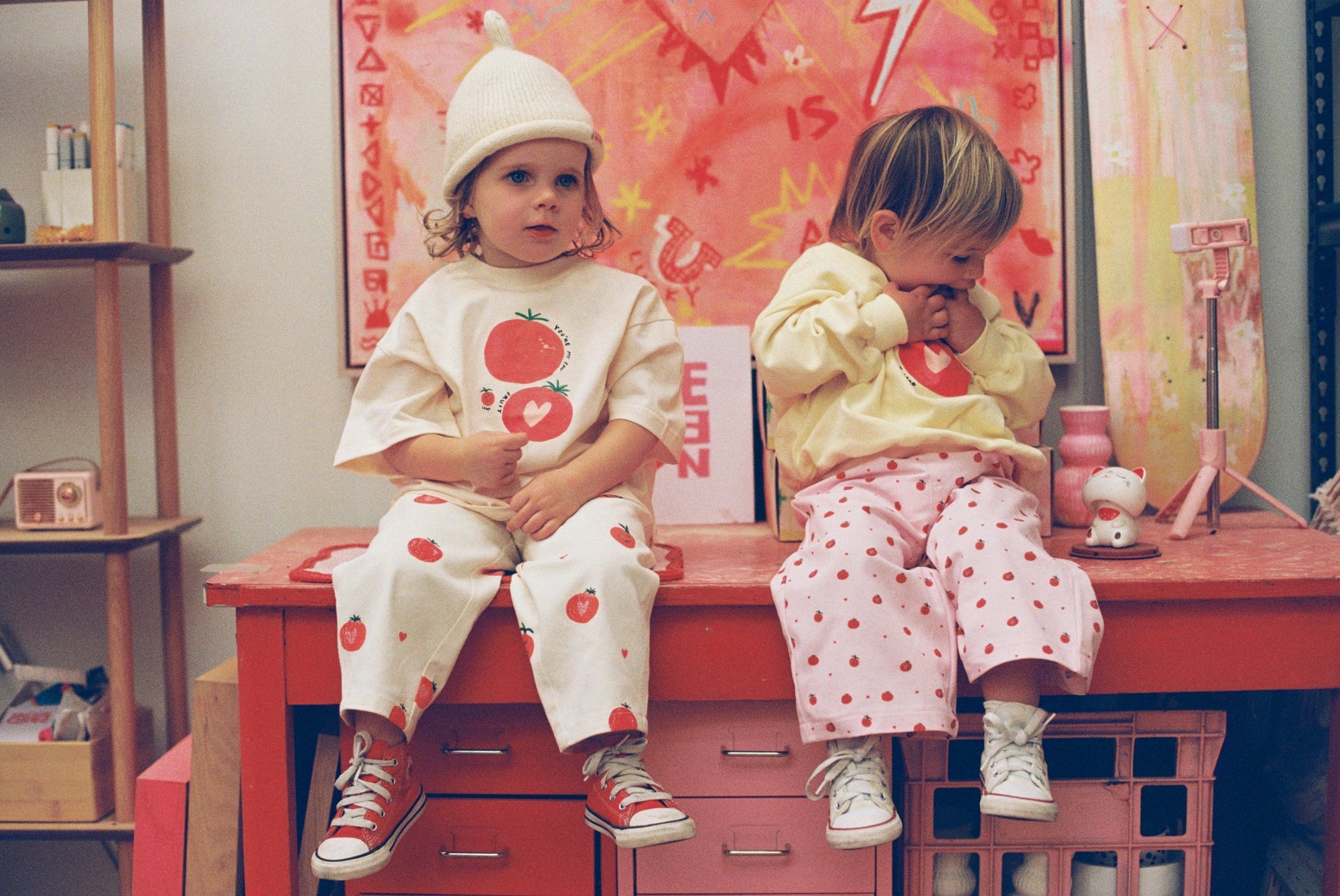 Sunday Siblings ~ Fruit Loop Sweater - Yellow