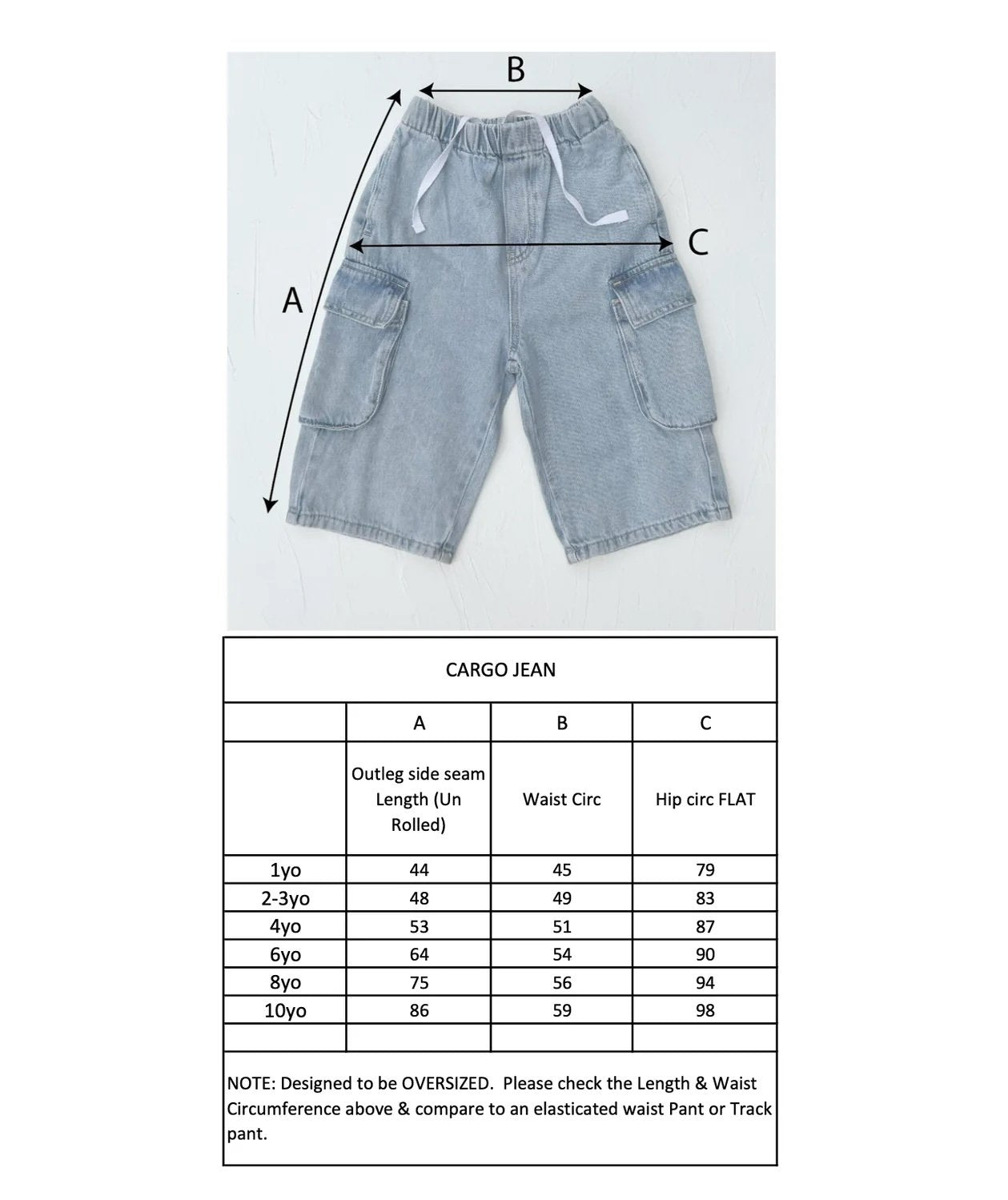 Twin Collective ~ Cargo Jean - Backstreet Blue