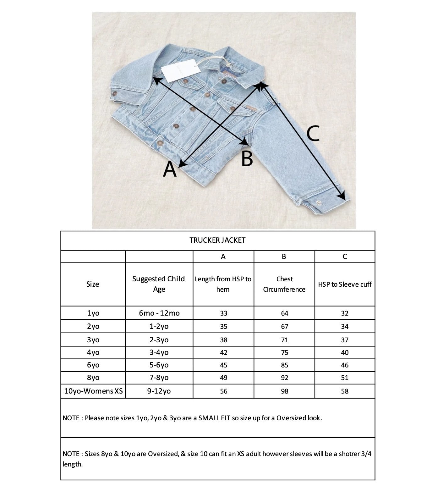 Twin Collective ~ Trucker Jacket - Thunder Blue