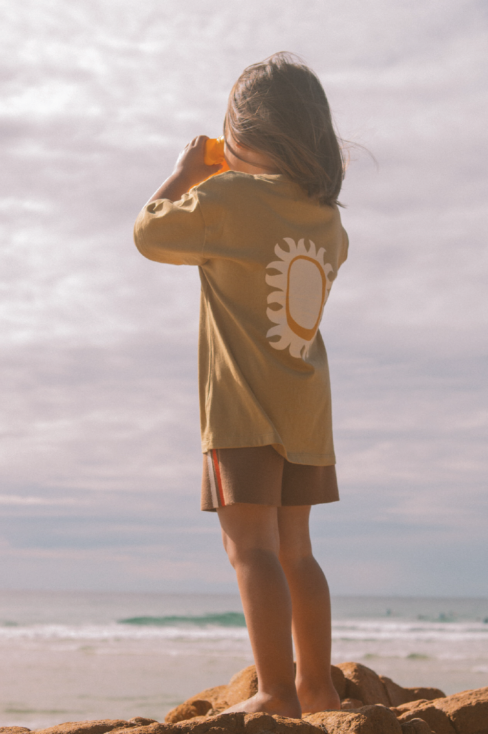 Organic Milano Knit Shorts - Brownie